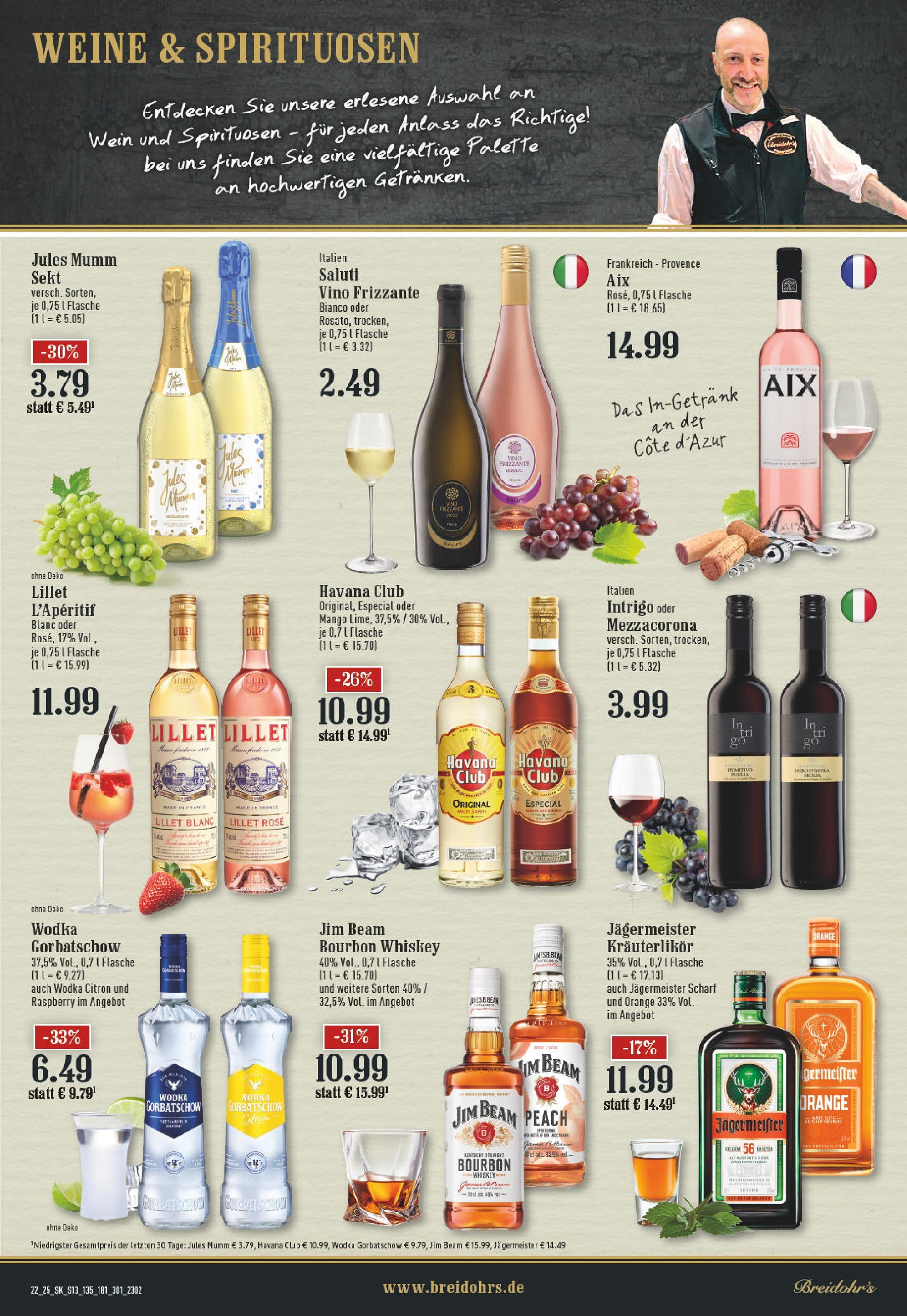 Edeka prospekt Rösrath	 (ab 25.05.2025) » Angebote Online | Seite: 13 | Produkte: Mumm sekt, Rum, Mango, Wodka gorbatschow