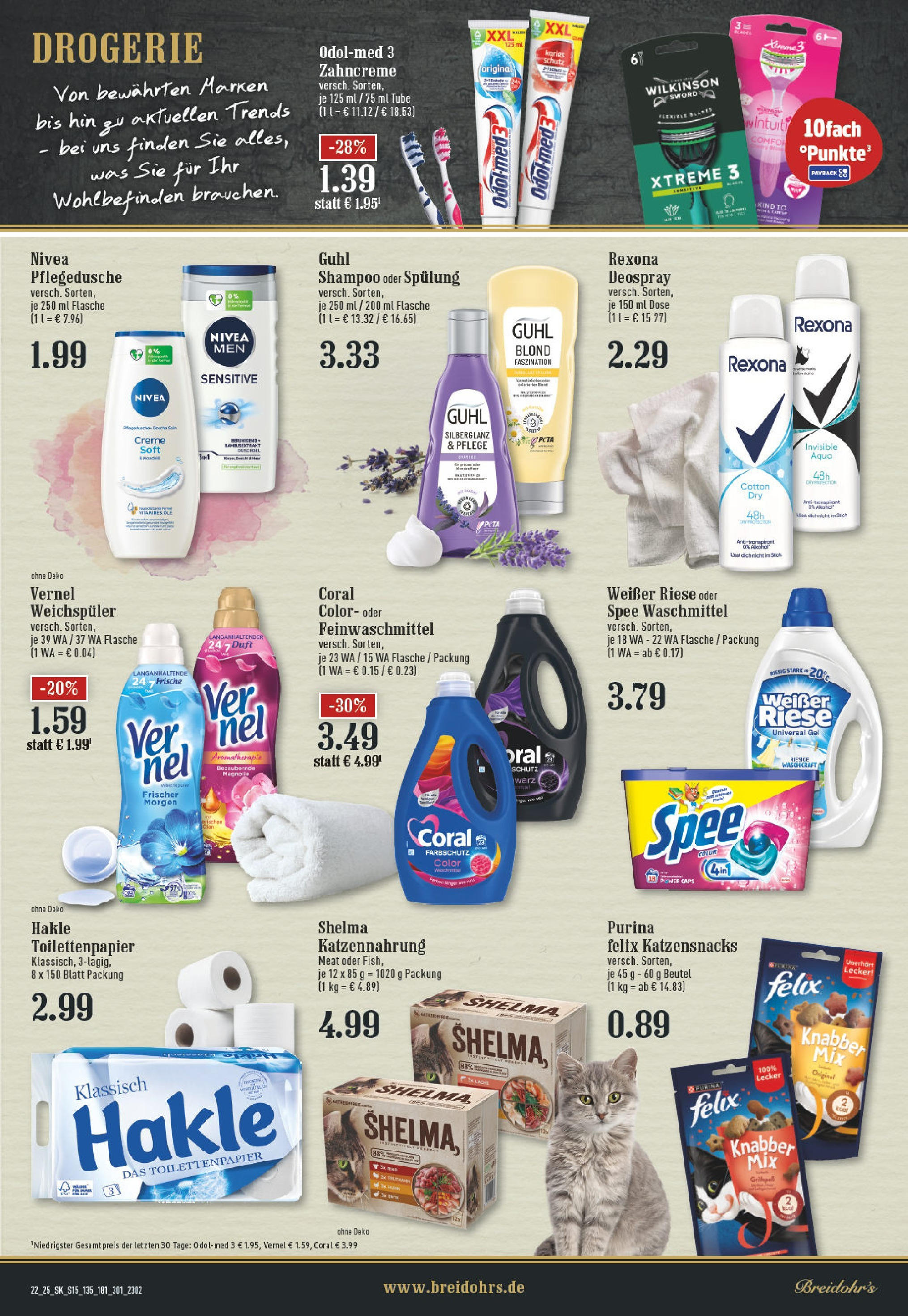 Edeka prospekt Rösrath	 (ab 25.05.2025) » Angebote Online | Seite: 15 | Produkte: Spülung, Spee, Weichspüler, Deospray