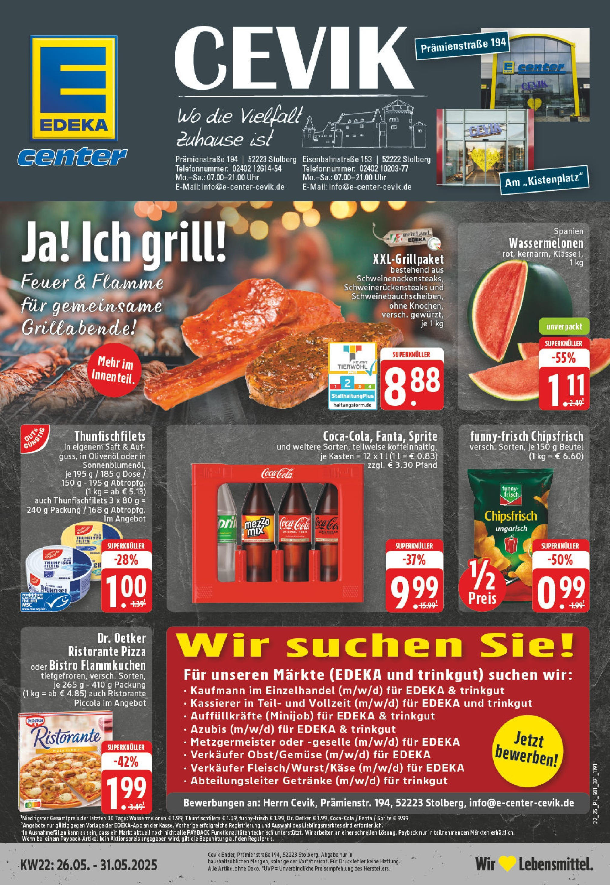 EDEKA Prospekt ab 25.05.2025 - Prospekt Stolberg Online