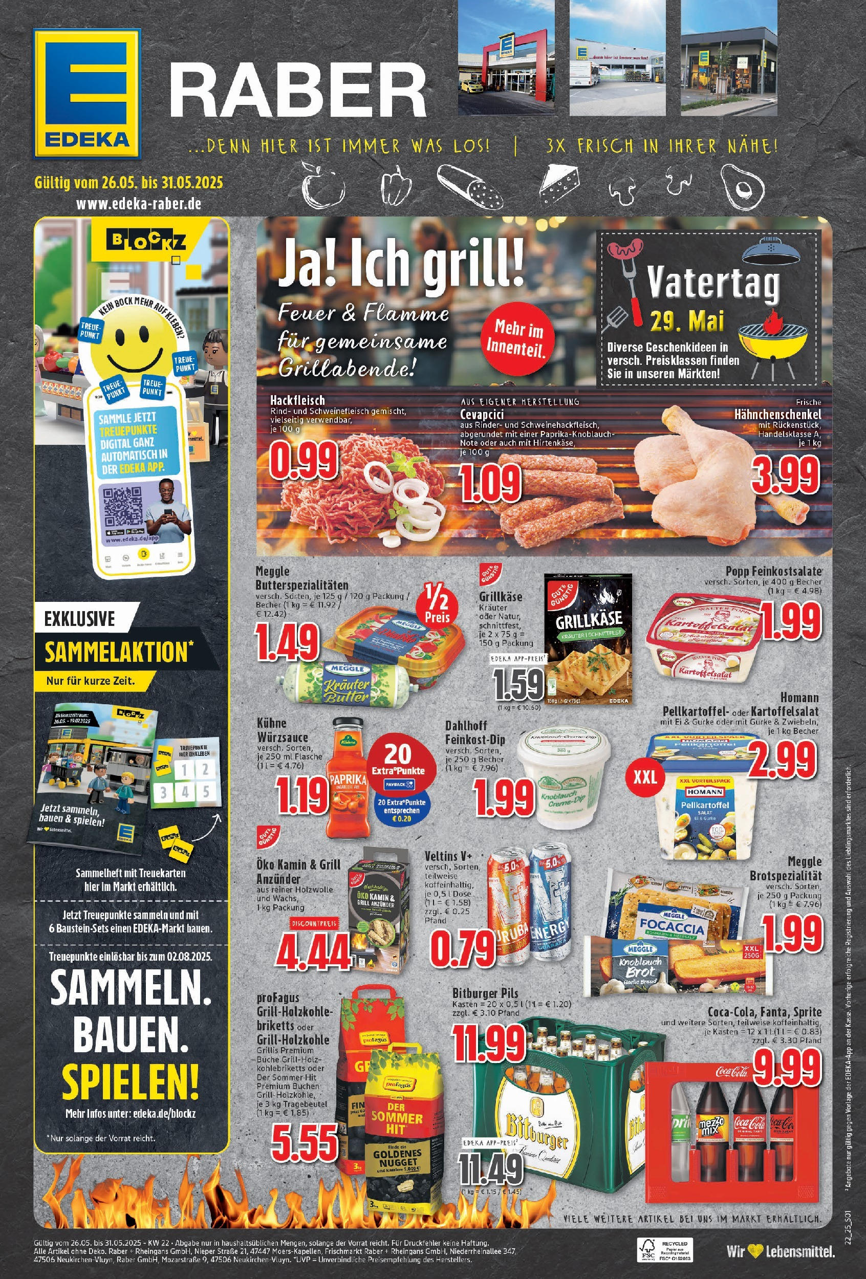Edeka prospekt Neukirchen-Vluyn	 (ab 25.05.2025) » Angebote Online | Seite: 1 | Produkte: Sprite, Paprika, Knoblauch, Schweinefleisch