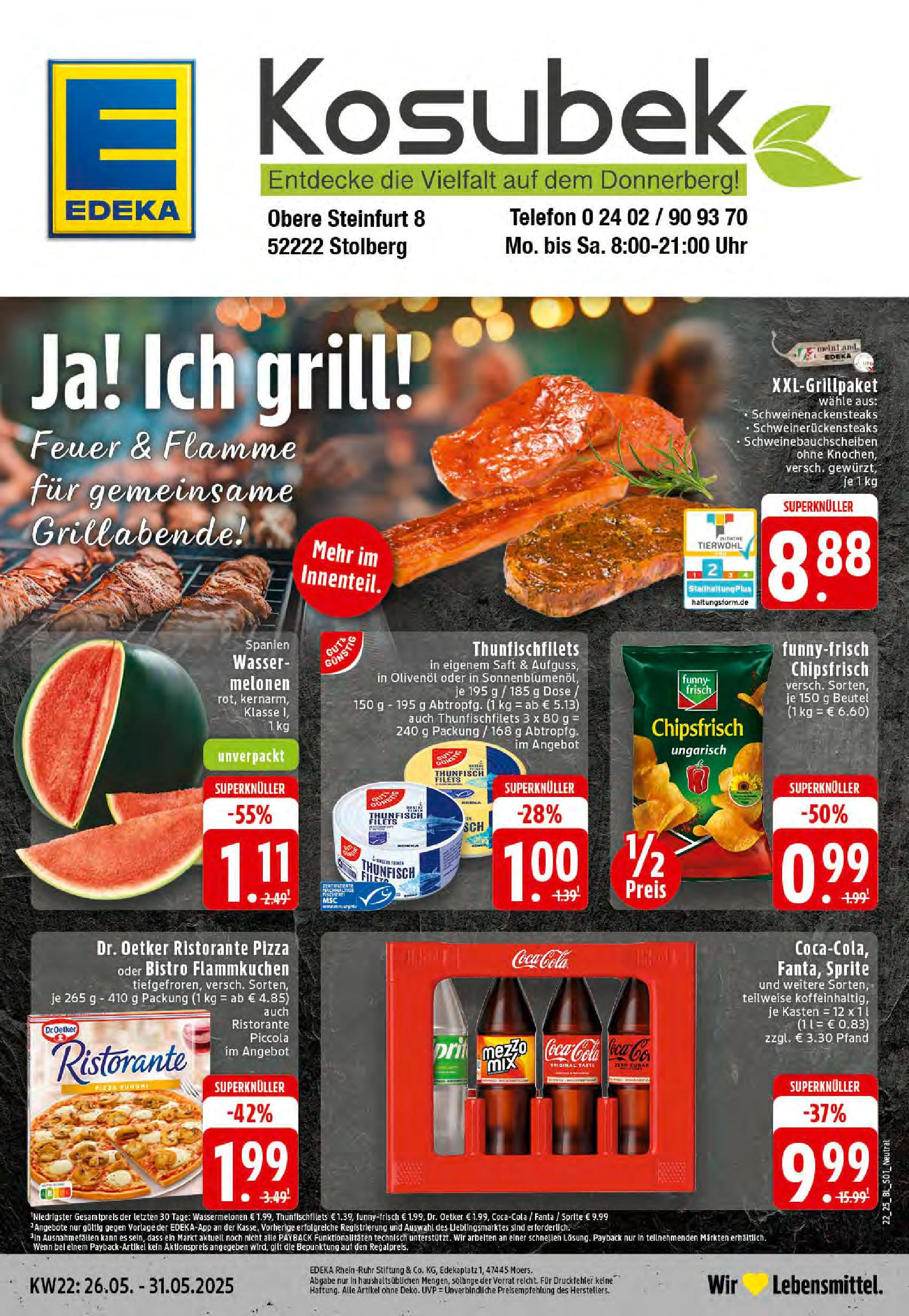 EDEKA Prospekt ab 25.05.2025 - Prospekt Stolberg Online
