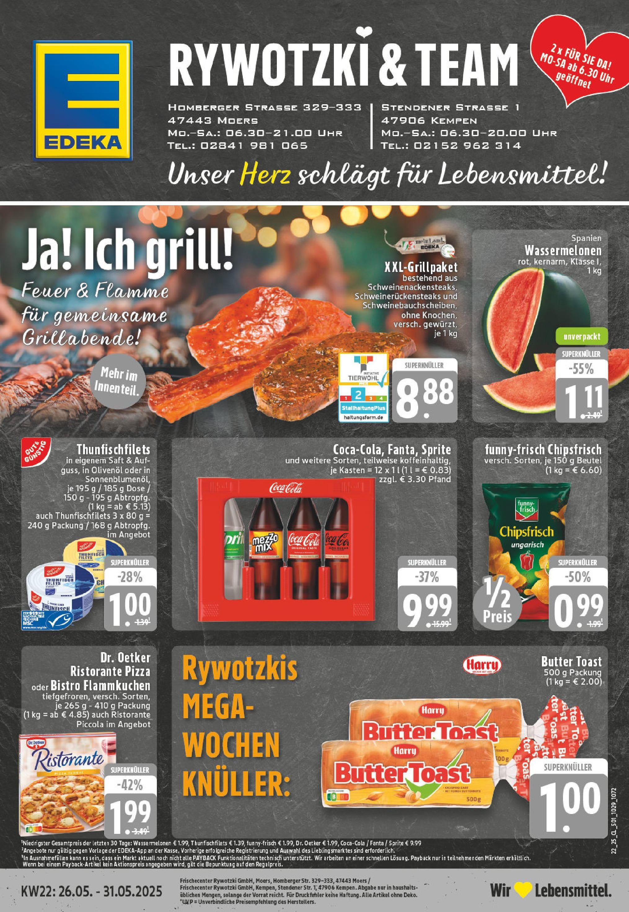 EDEKA Prospekt ab 25.05.2025 - Prospekt Moers Online