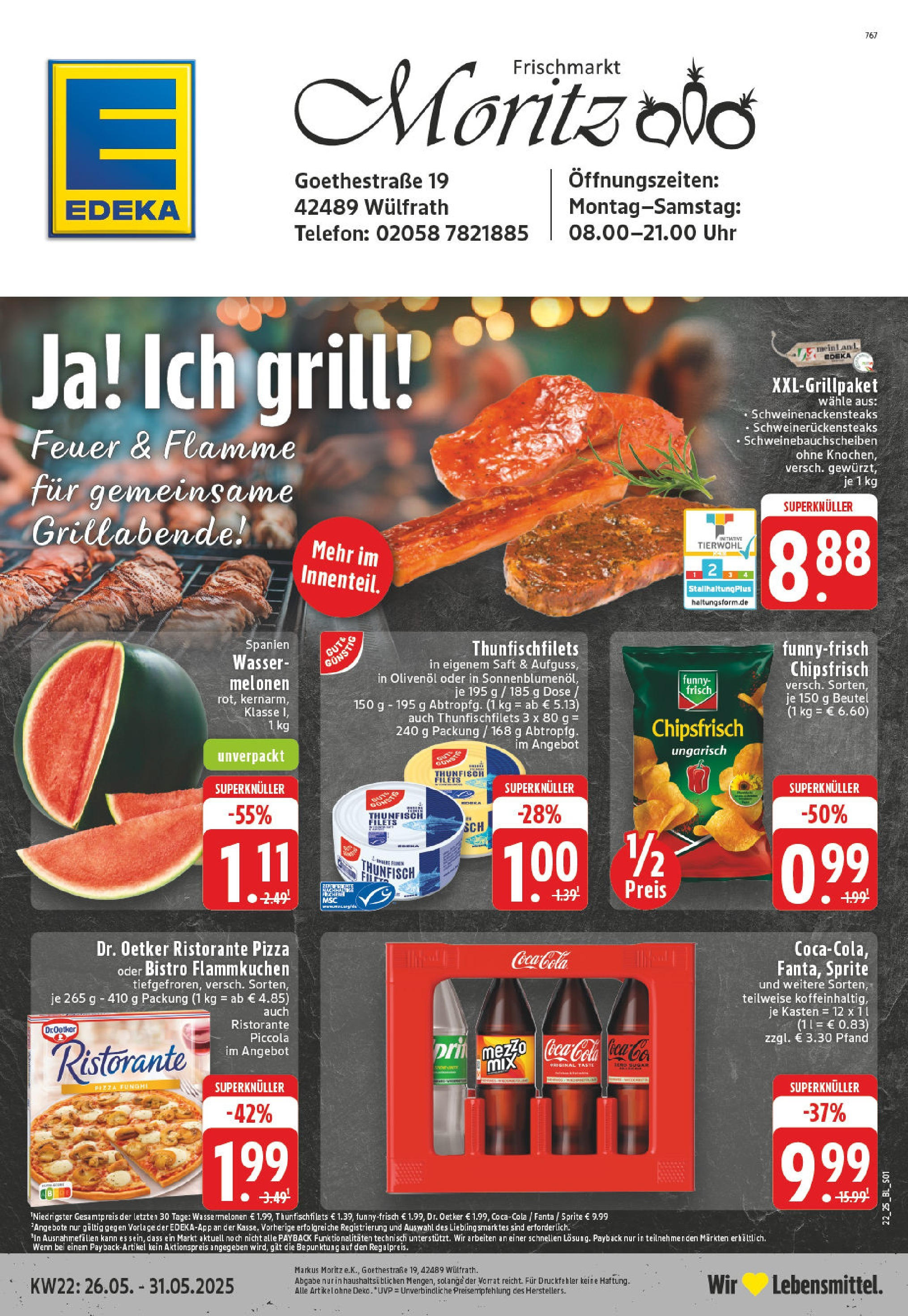 EDEKA Prospekt ab 25.05.2025 - Prospekt Wülfrath Online