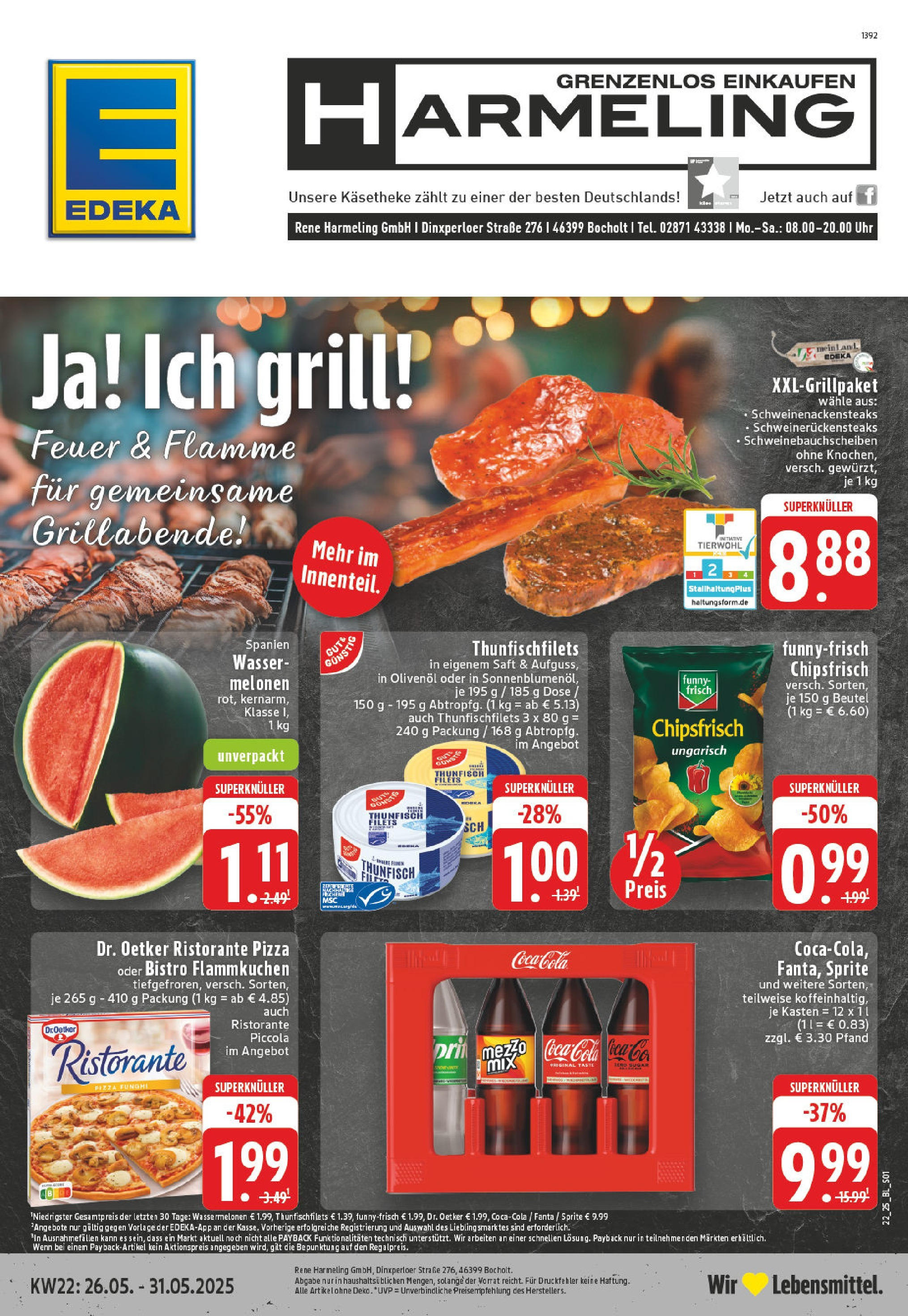 EDEKA Prospekt ab 25.05.2025 - Prospekt Bocholt - Holtwick Online Vorschau von dem Prospekt des Geschäftes Edeka, gültig ab dem 25.05.2025