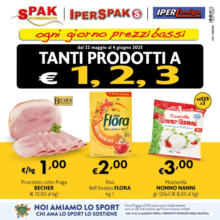 Tanti prodotti a 1,2,3 euro