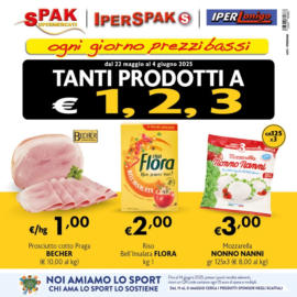 Tanti prodotti a 1,2,3 euro