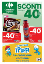 Sconti fino al 40%