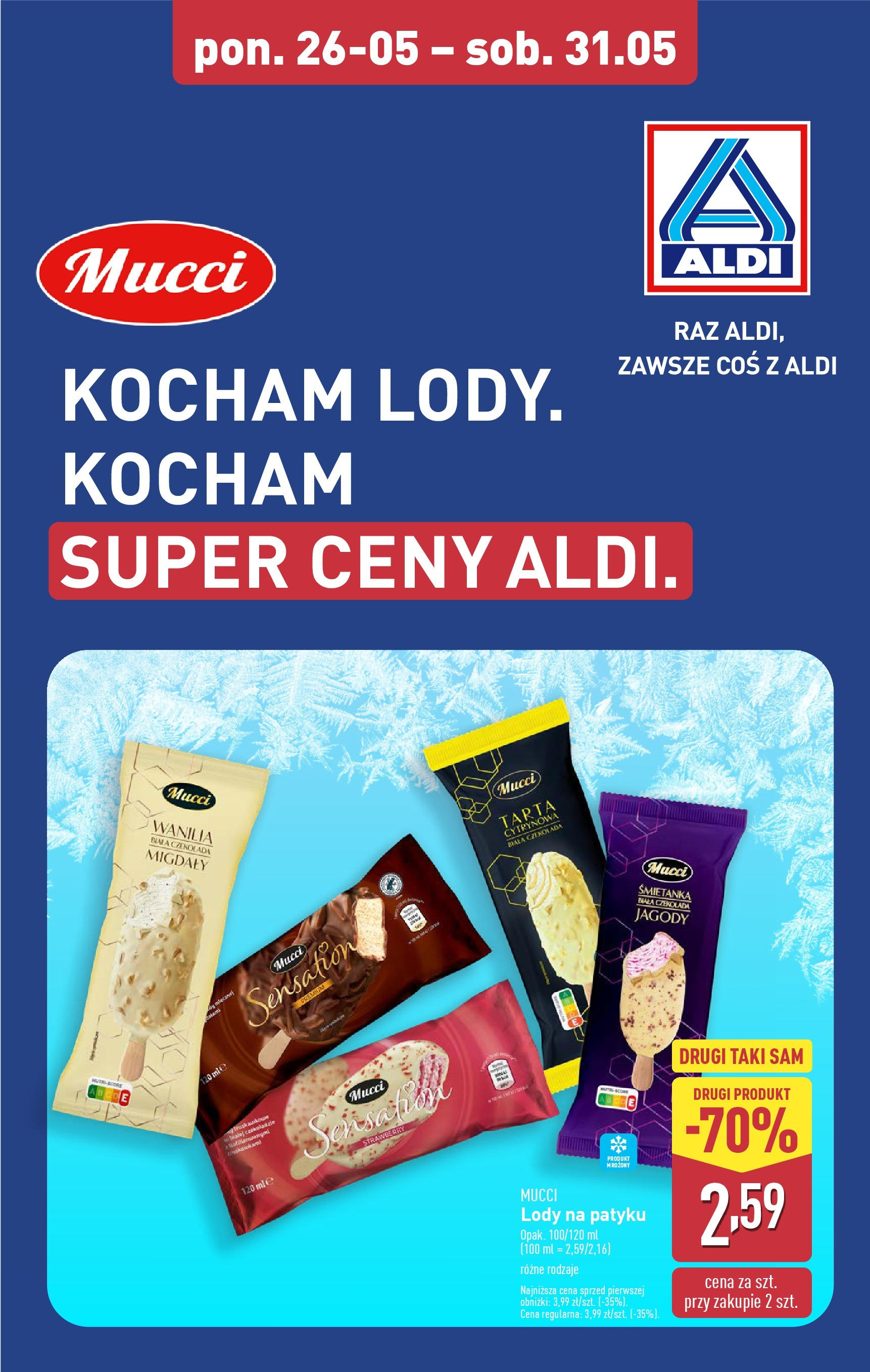Aldi Gazetka od 26.05.2025 - Ulotka PDF, promocje | Strona: 12 | Produkty: Jagody, Czekolada, Lody waniliowe, Lody