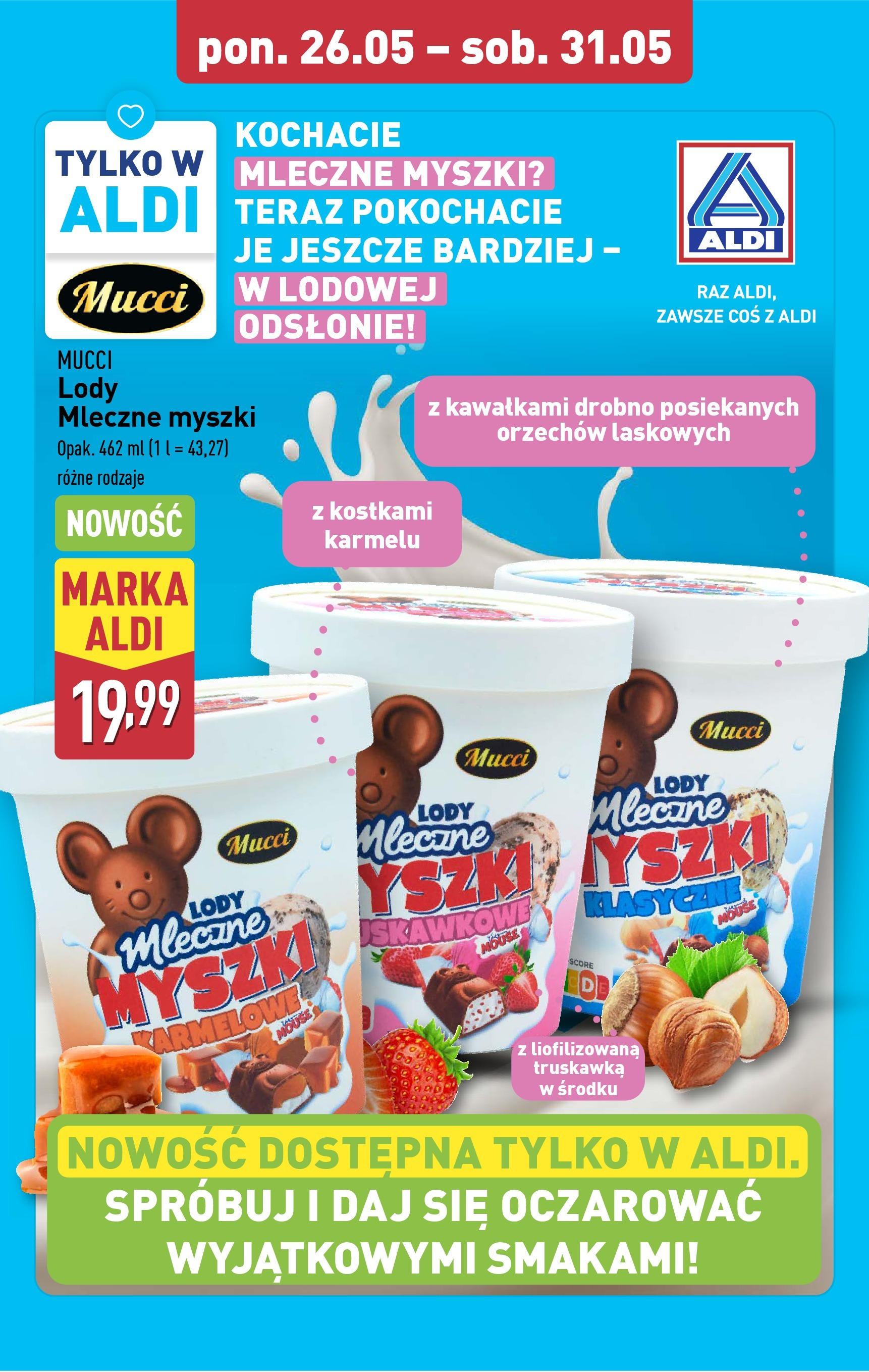 Aldi Gazetka od 26.05.2025 - Ulotka PDF, promocje | Strona: 13 | Produkty: Lody