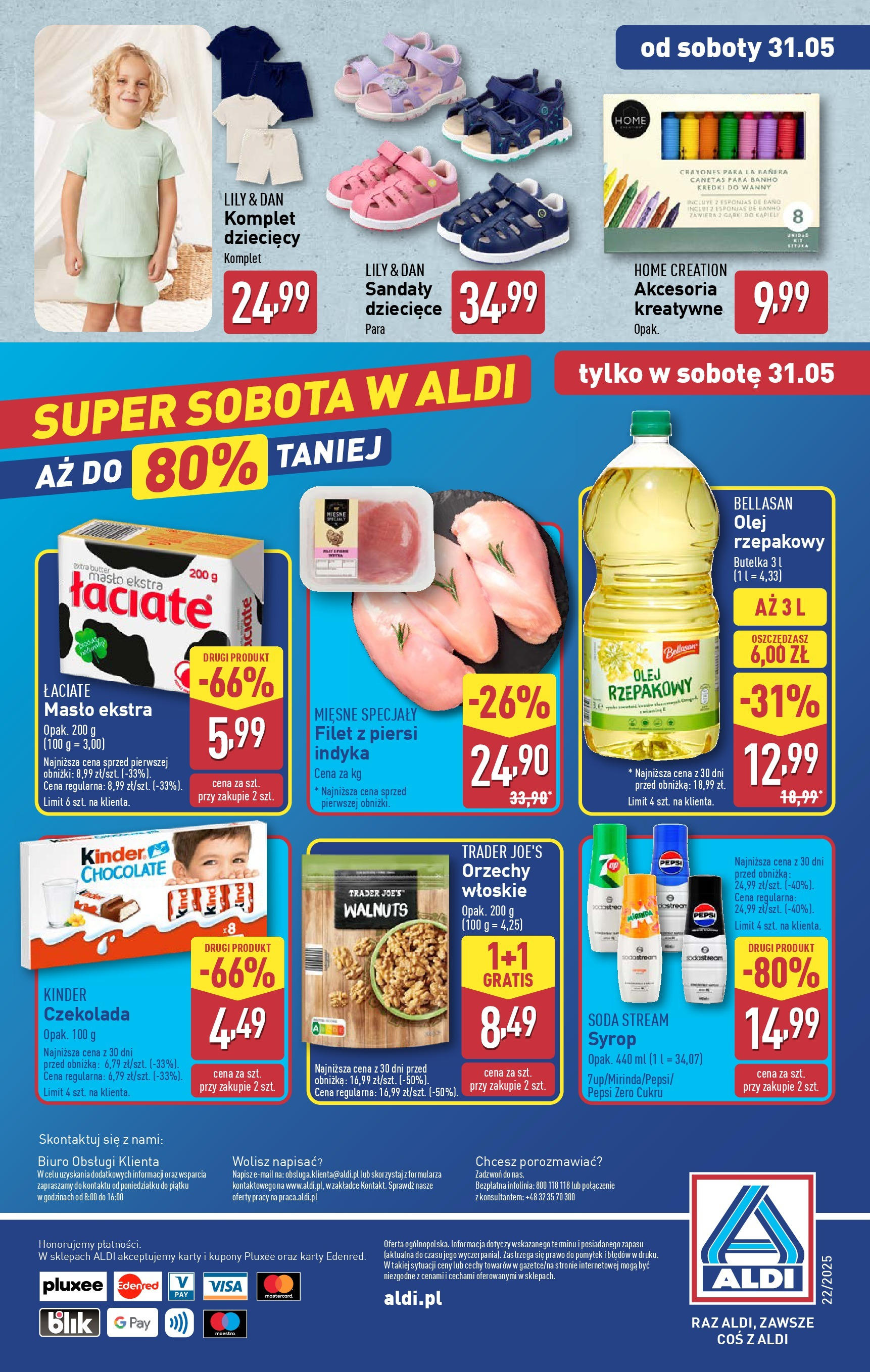 Aldi Gazetka od 26.05.2025 - Ulotka PDF, promocje | Strona: 38 | Produkty: Pepsi, Olej, Orzechy, Sodastream