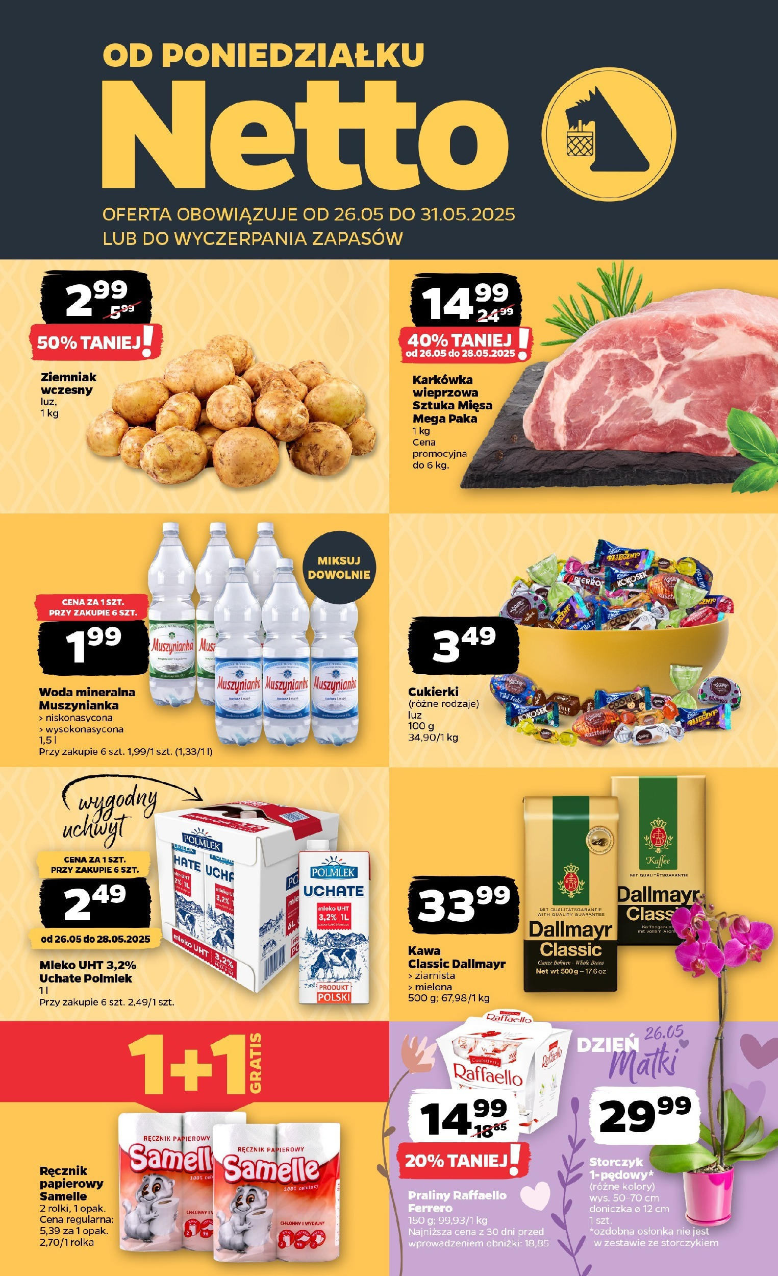 NETTO Gazetka spożywcza od 26.05.2025 - Nowa ulotka (PFD) - Numer strony 1