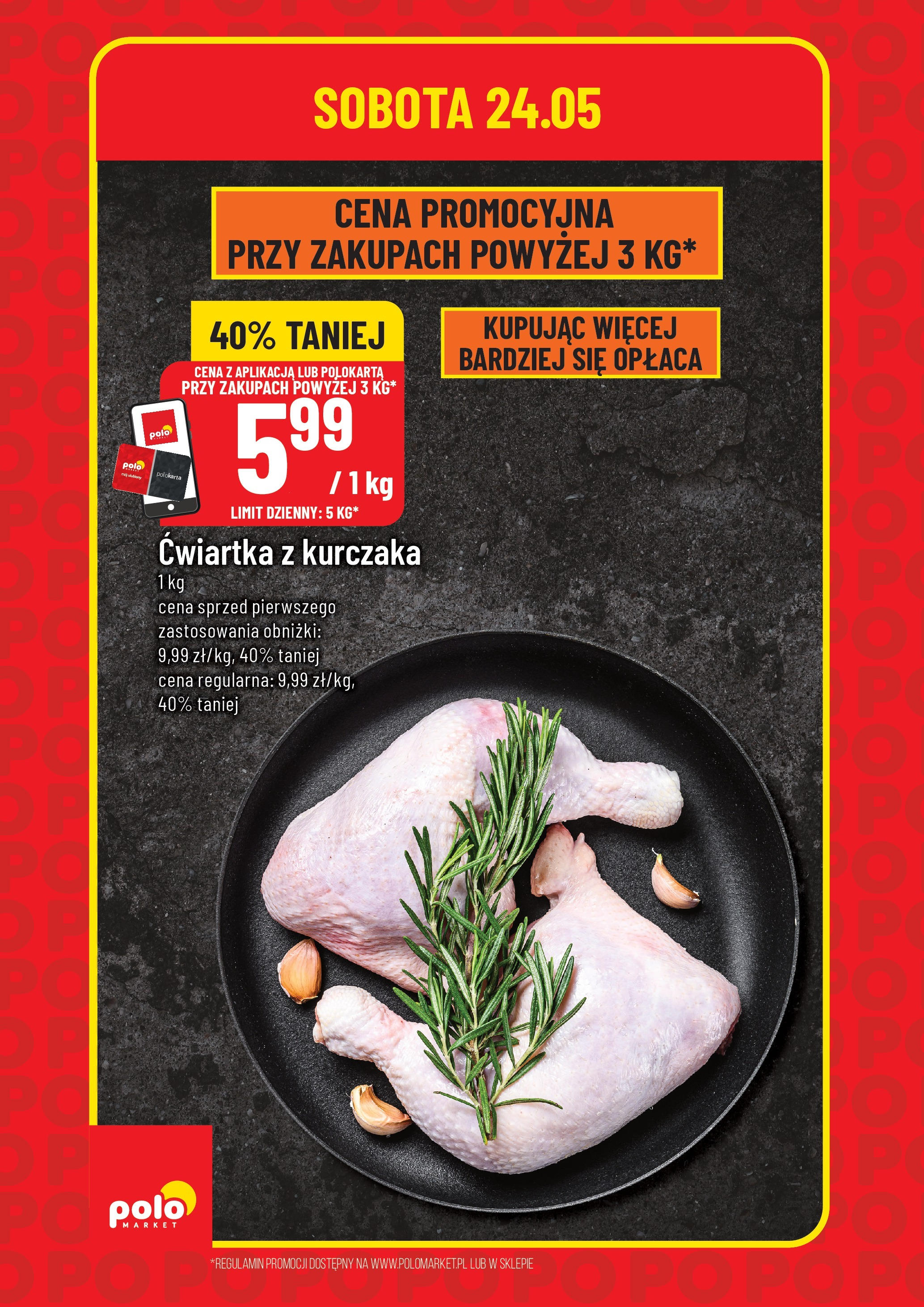 POLOmarket gazetka od jutra (23.05.2025) - Nowa PDF | Strona: 2 | Produkty: Ćwiartka z kurczaka