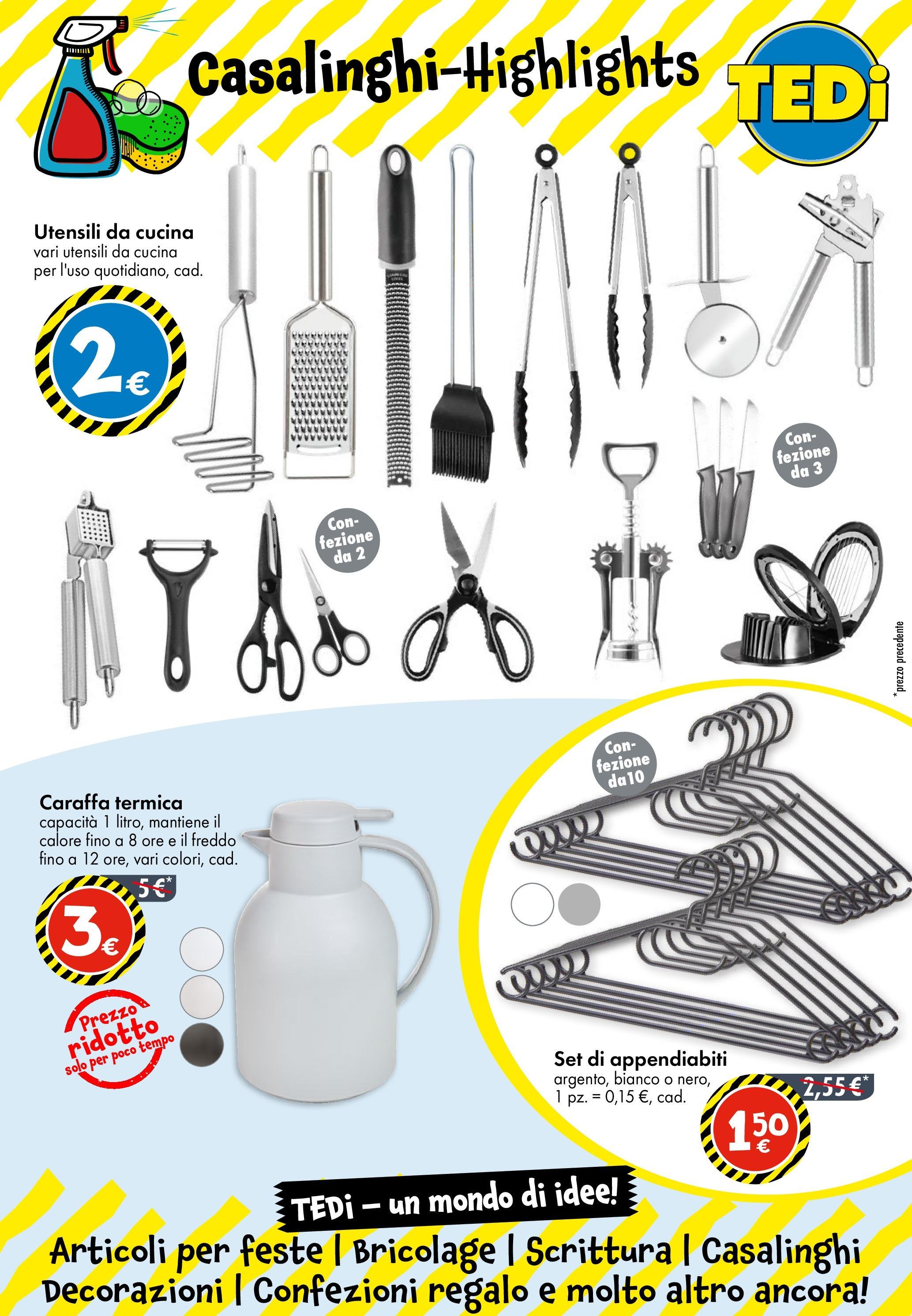 Nuovo TEDi - TEDi volantino fino al 27.06.2025 dal 20/06/2025 > offerte anteprima 🛍️ | Pagina: 9 | Prodotti: Caraffa, Appendiabiti, Decorazioni