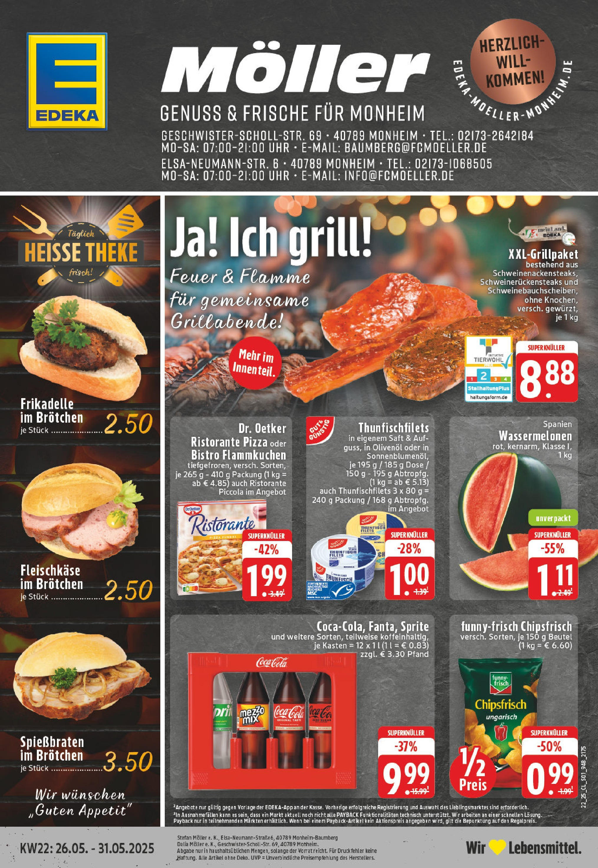 EDEKA Prospekt ab 25.05.2025 - Prospekt Monheim Am Rhein Online