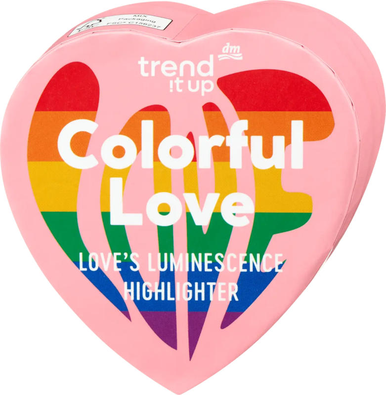 trend !t up Highlighter Colorful Love Rainbow