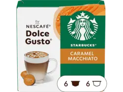 Starbucks Caramel Macchiato Kaffeekapseln, 10 Stück, Kompatibles System: Nescafé Dolce Gusto