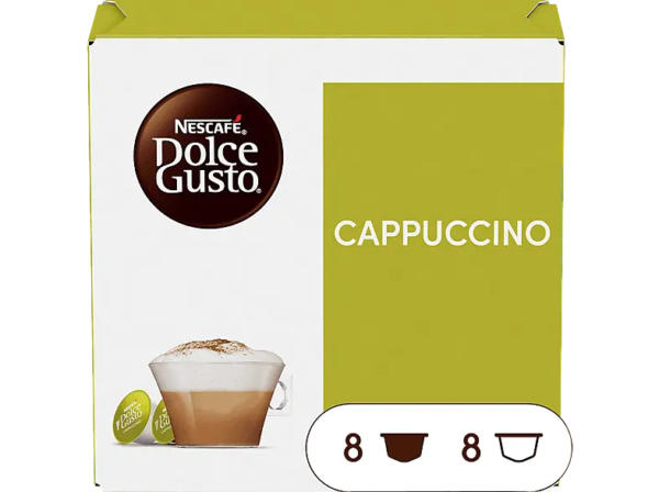 Dolce Gusto Cappuccino Kaffeekapseln, 16 Stück, Kompatibles System: Nescafé Dolce Gusto
