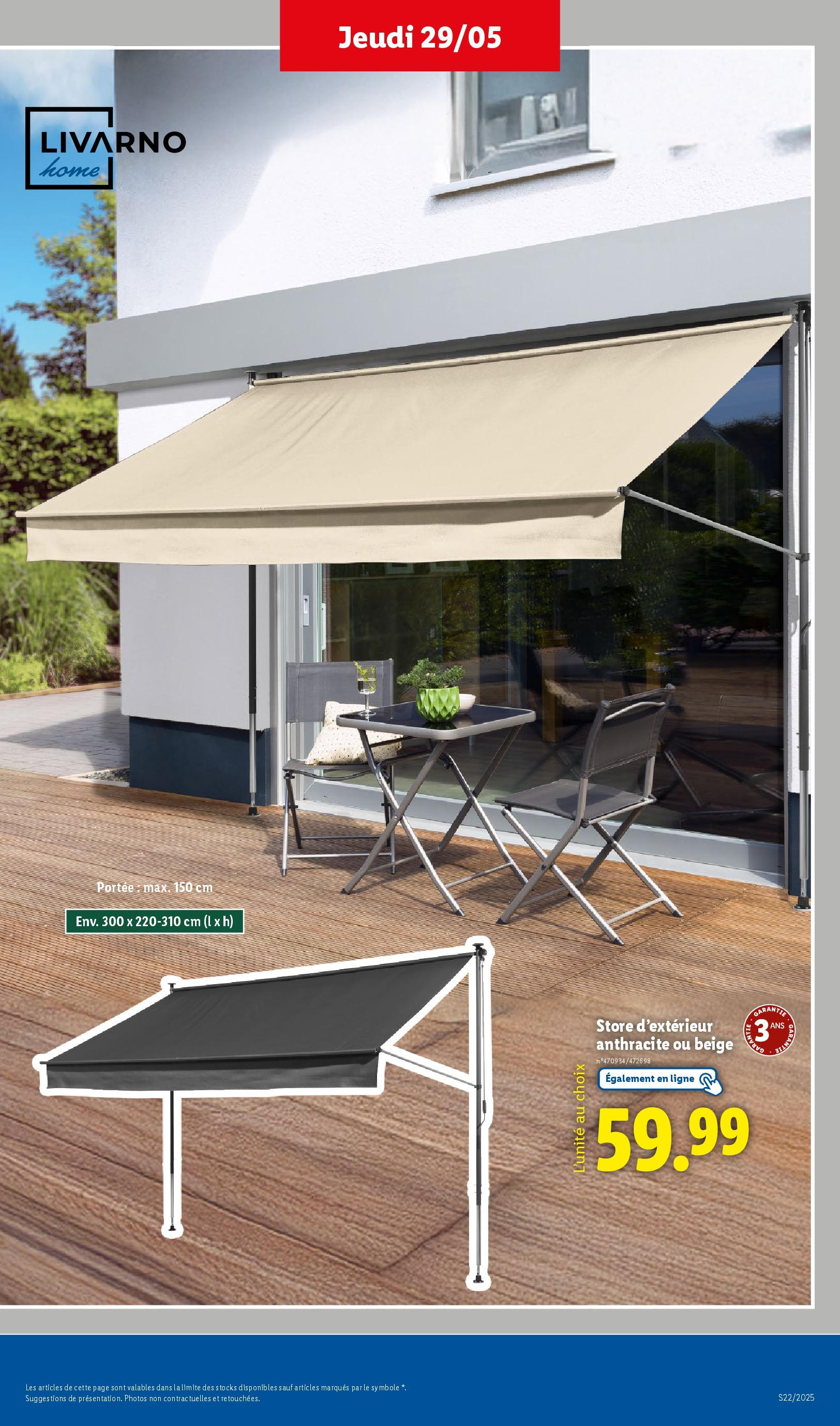 Catalogue LIDL du 28/05/2025 | Promo prospectus en ligne | Page: 43 | Produits: Store Catalogue LIDL du 28/05/2025 | Promo prospectus en ligne | Page: 43 | Produits: Store
