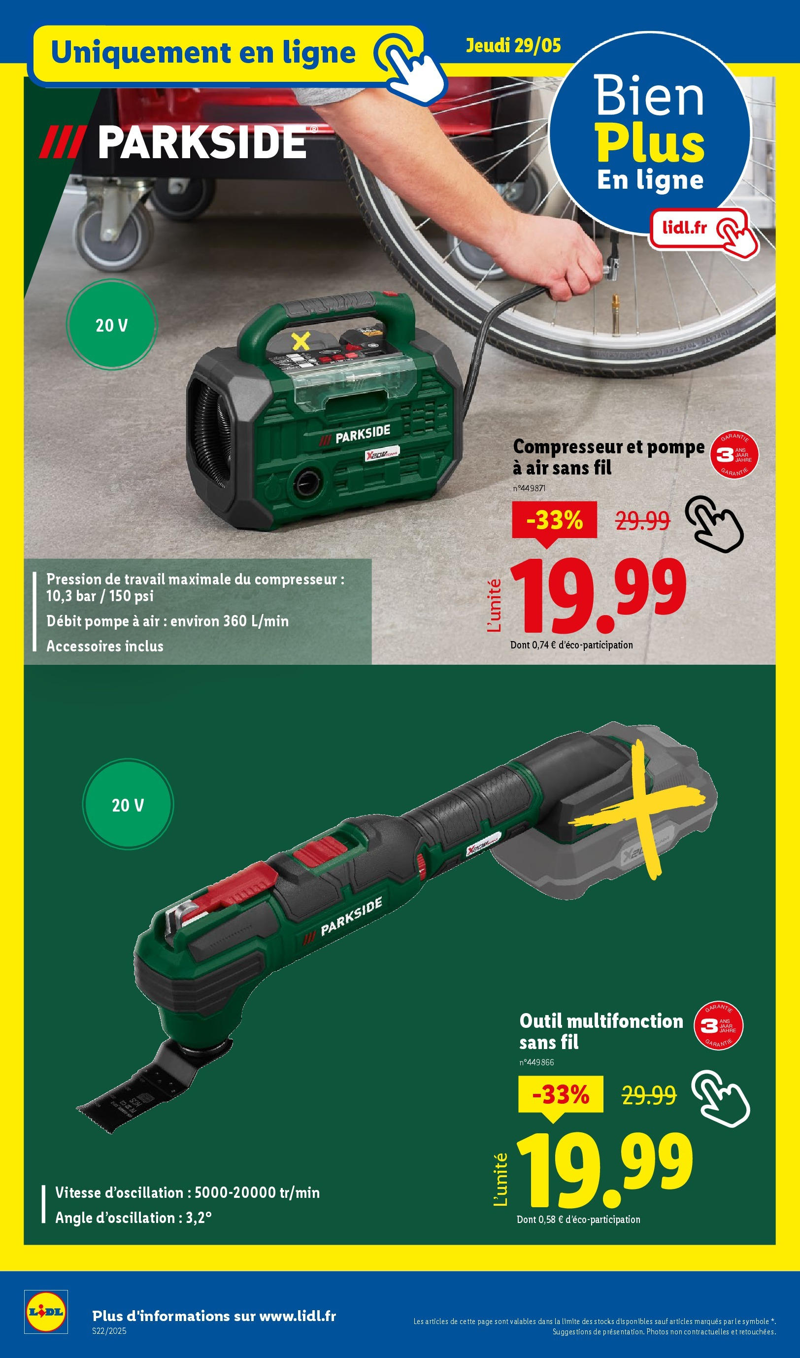 Catalogue LIDL du 28/05/2025 | Promo prospectus en ligne | Page: 48 | Produits: Compresseur Catalogue LIDL du 28/05/2025 | Promo prospectus en ligne | Page: 48 | Produits: Compresseur