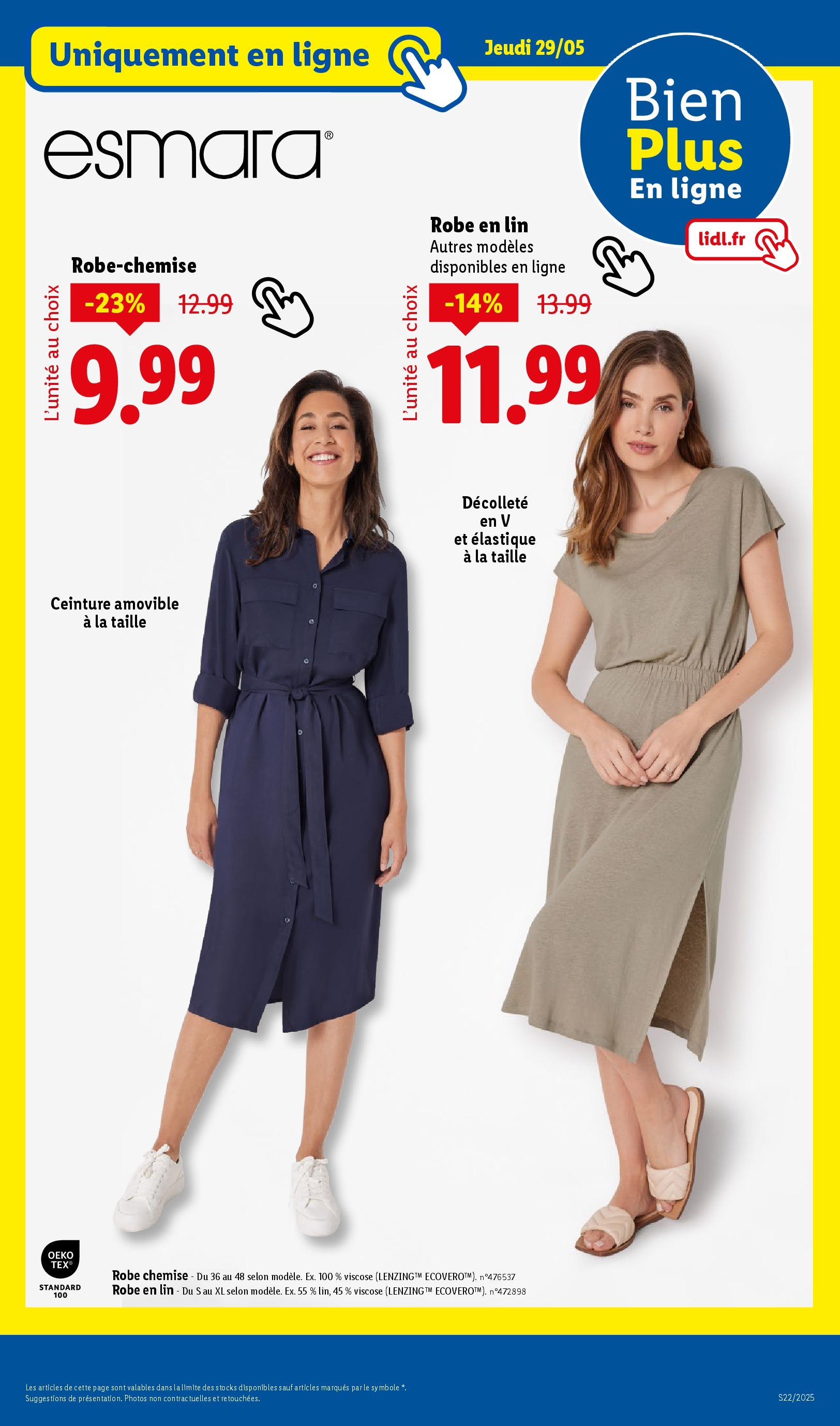 Catalogue LIDL du 28/05/2025 | Promo prospectus en ligne | Page: 49 | Produits: Ceinture, Robe, Chemise Catalogue LIDL du 28/05/2025 | Promo prospectus en ligne | Page: 49 | Produits: Ceinture, Robe, Chemise