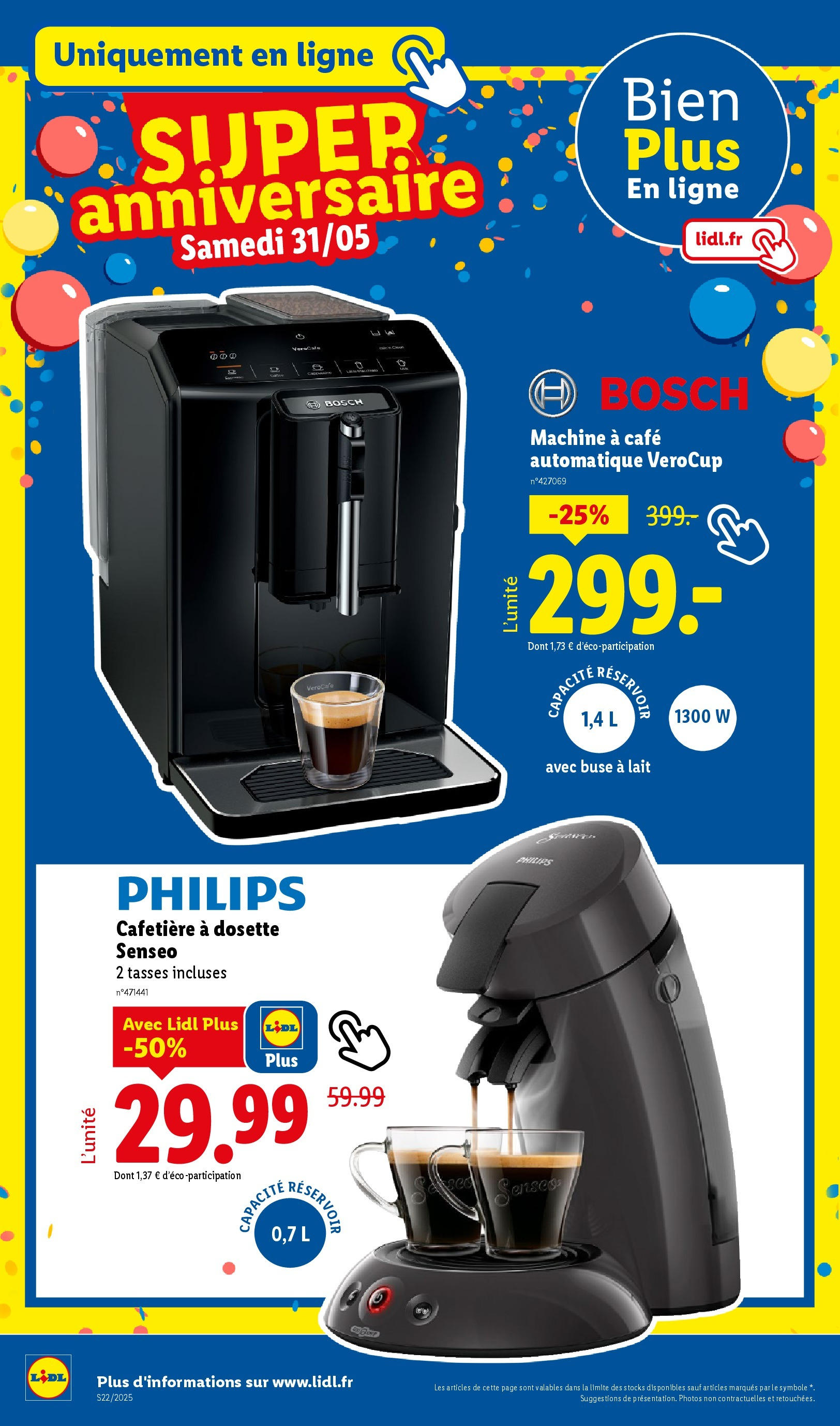 Catalogue LIDL du 28/05/2025 | Promo prospectus en ligne | Page: 54 | Produits: Senseo, Lait, Café, Tasses Catalogue LIDL du 28/05/2025 | Promo prospectus en ligne | Page: 54 | Produits: Senseo, Lait, Café, Tasses