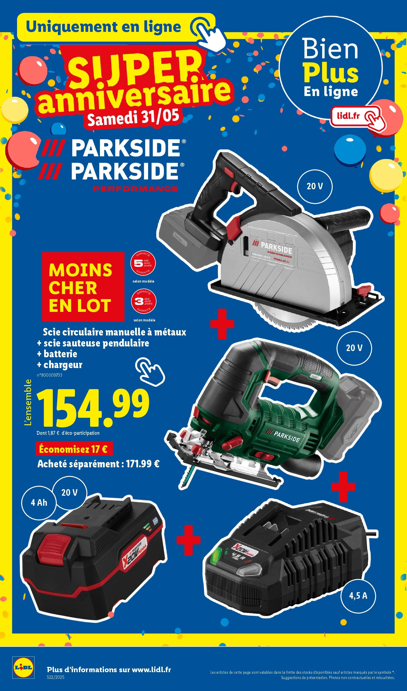 Catalogue LIDL du 28/05/2025 | Promo prospectus en ligne | Page: 56 | Produits: Scie sauteuse, Scie circulaire, Batterie Catalogue LIDL du 28/05/2025 | Promo prospectus en ligne | Page: 56 | Produits: Scie sauteuse, Scie circulaire, Batterie