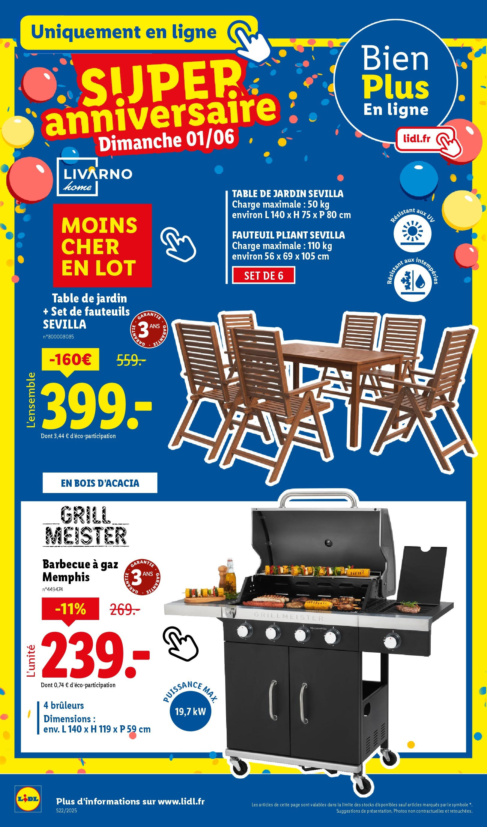 Catalogue LIDL du 28/05/2025 | Promo prospectus en ligne | Page: 58 | Produits: Barbecue, Grill, Fauteuil, Table Catalogue LIDL du 28/05/2025 | Promo prospectus en ligne | Page: 58 | Produits: Barbecue, Grill, Fauteuil, Table
