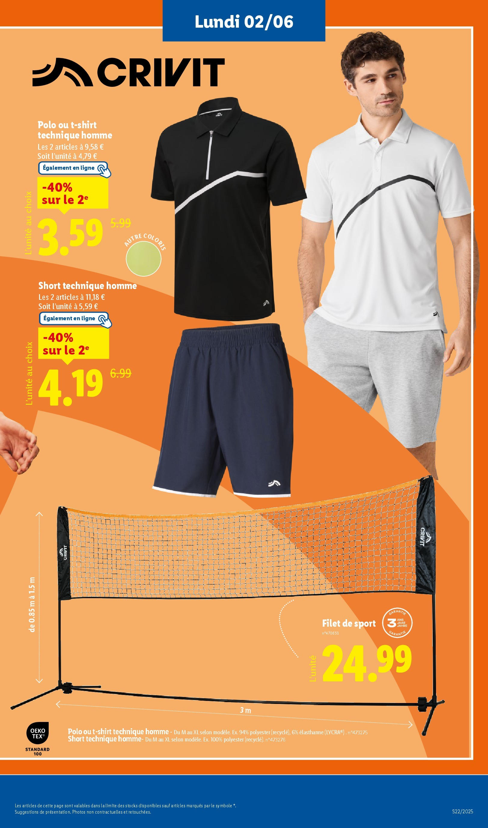 Catalogue LIDL du 28/05/2025 | Promo prospectus en ligne | Page: 71 | Produits: Polo, T-shirt Catalogue LIDL du 28/05/2025 | Promo prospectus en ligne | Page: 71 | Produits: Polo, T-shirt