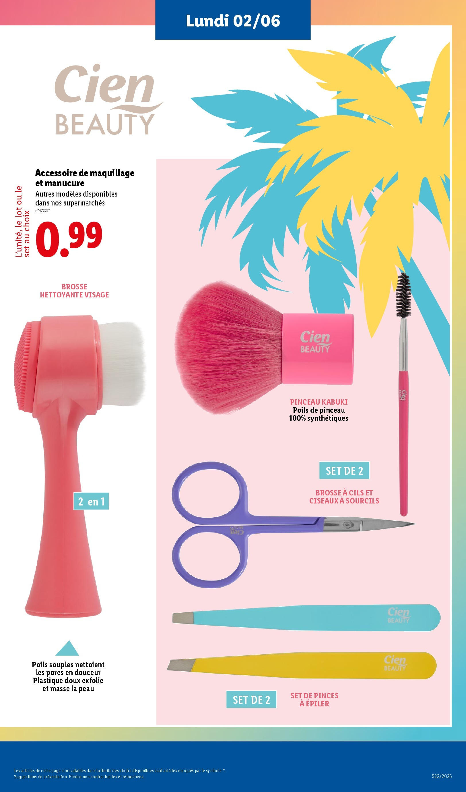 Catalogue LIDL du 28/05/2025 | Promo prospectus en ligne | Page: 77 | Produits: Pinces, Maquillage, Pinceau, Brosse Catalogue LIDL du 28/05/2025 | Promo prospectus en ligne | Page: 77 | Produits: Pinces, Maquillage, Pinceau, Brosse