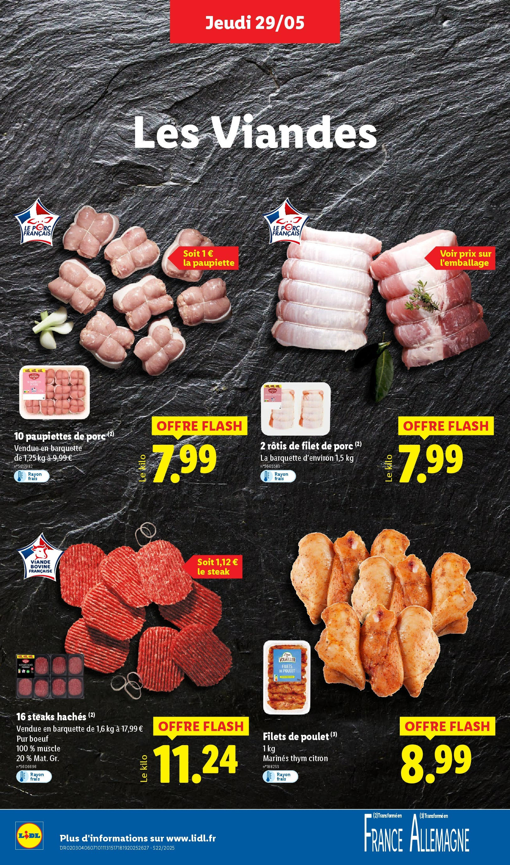 Catalogue LIDL du 28/05/2025 | Promo prospectus en ligne | Page: 6 | Produits: Citron, Volaille, Viande, Porc