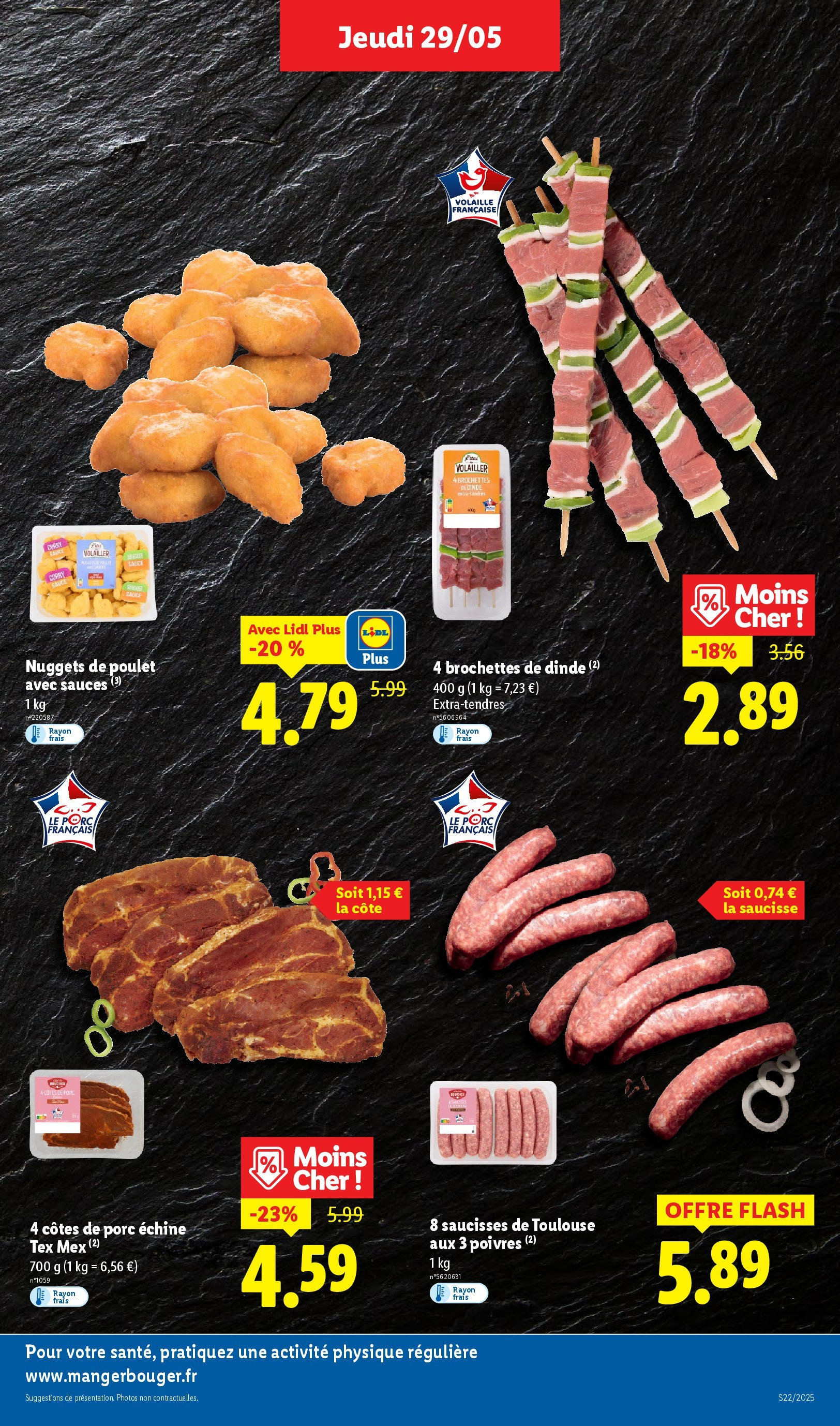 Catalogue LIDL du 28/05/2025 | Promo prospectus en ligne | Page: 7 | Produits: Volaille, Curry, Saucisse, Ribs Catalogue LIDL du 28/05/2025 | Promo prospectus en ligne | Page: 7 | Produits: Volaille, Curry, Saucisse, Ribs