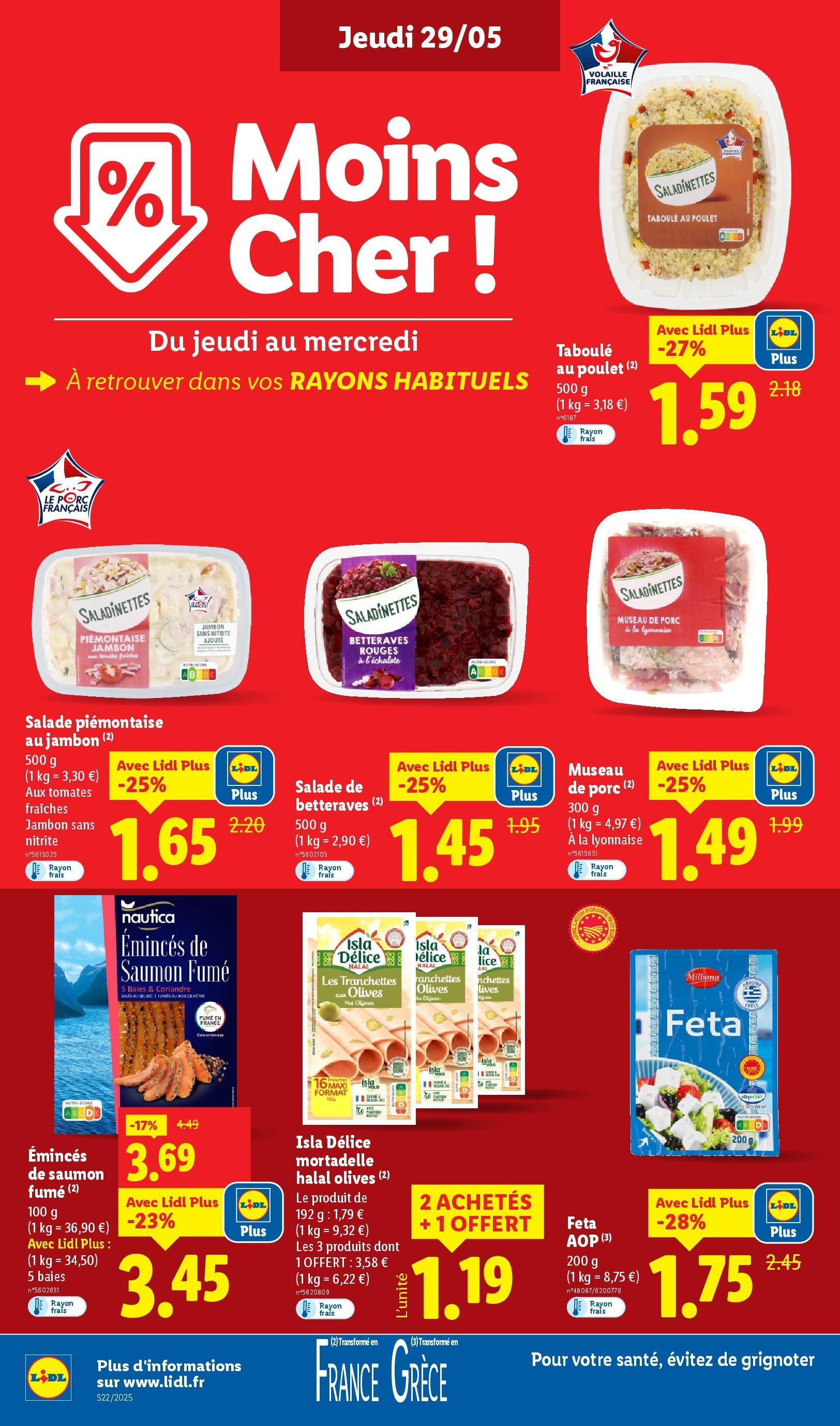Catalogue LIDL du 28/05/2025 | Promo prospectus en ligne | Page: 12 | Produits: Olives, Volaille, Jambon, Porc Catalogue LIDL du 28/05/2025 | Promo prospectus en ligne | Page: 12 | Produits: Olives, Volaille, Jambon, Porc