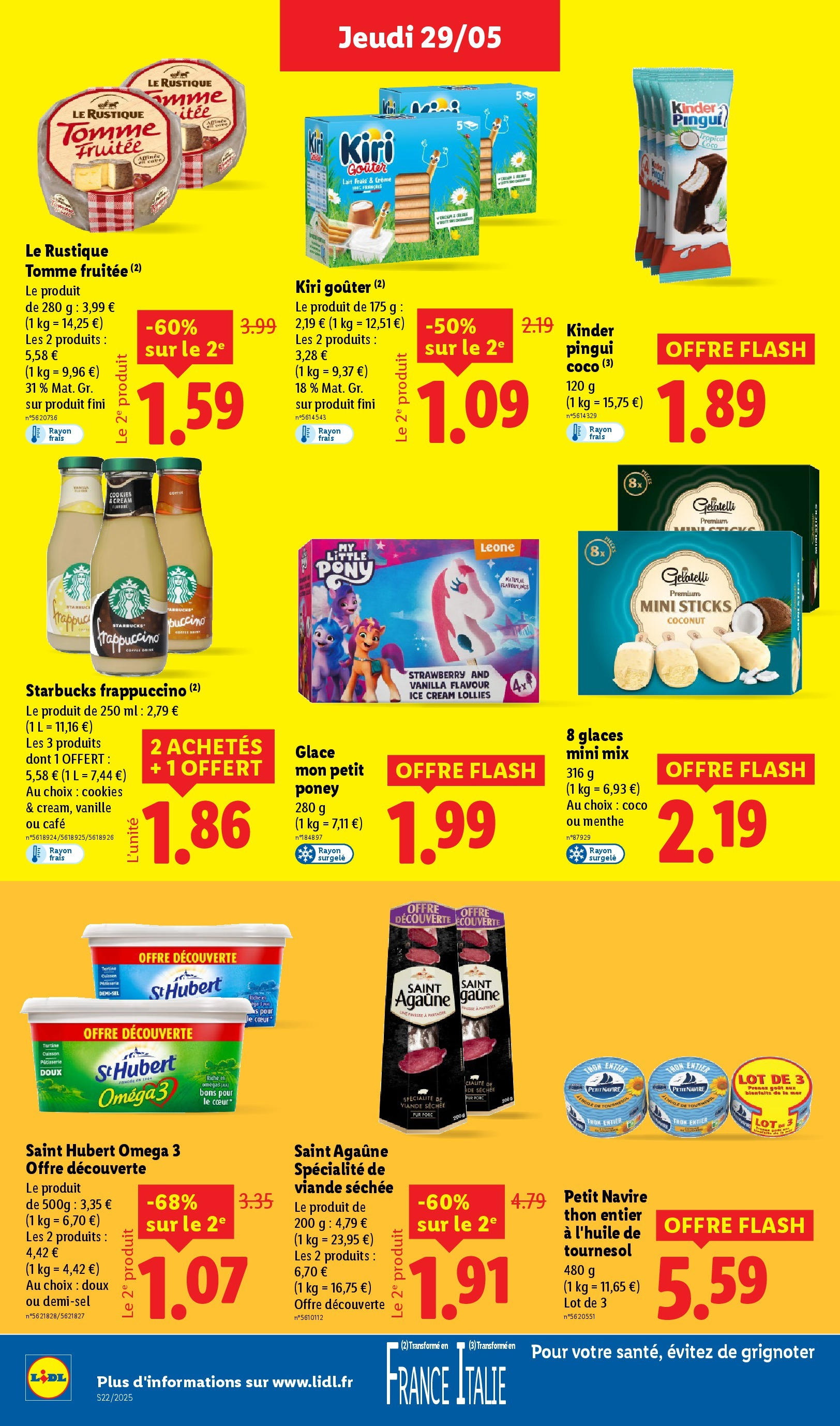 Catalogue LIDL du 28/05/2025 | Promo prospectus en ligne | Page: 18 | Produits: Glaces, Menthe, Cookies, Thon Catalogue LIDL du 28/05/2025 | Promo prospectus en ligne | Page: 18 | Produits: Glaces, Menthe, Cookies, Thon
