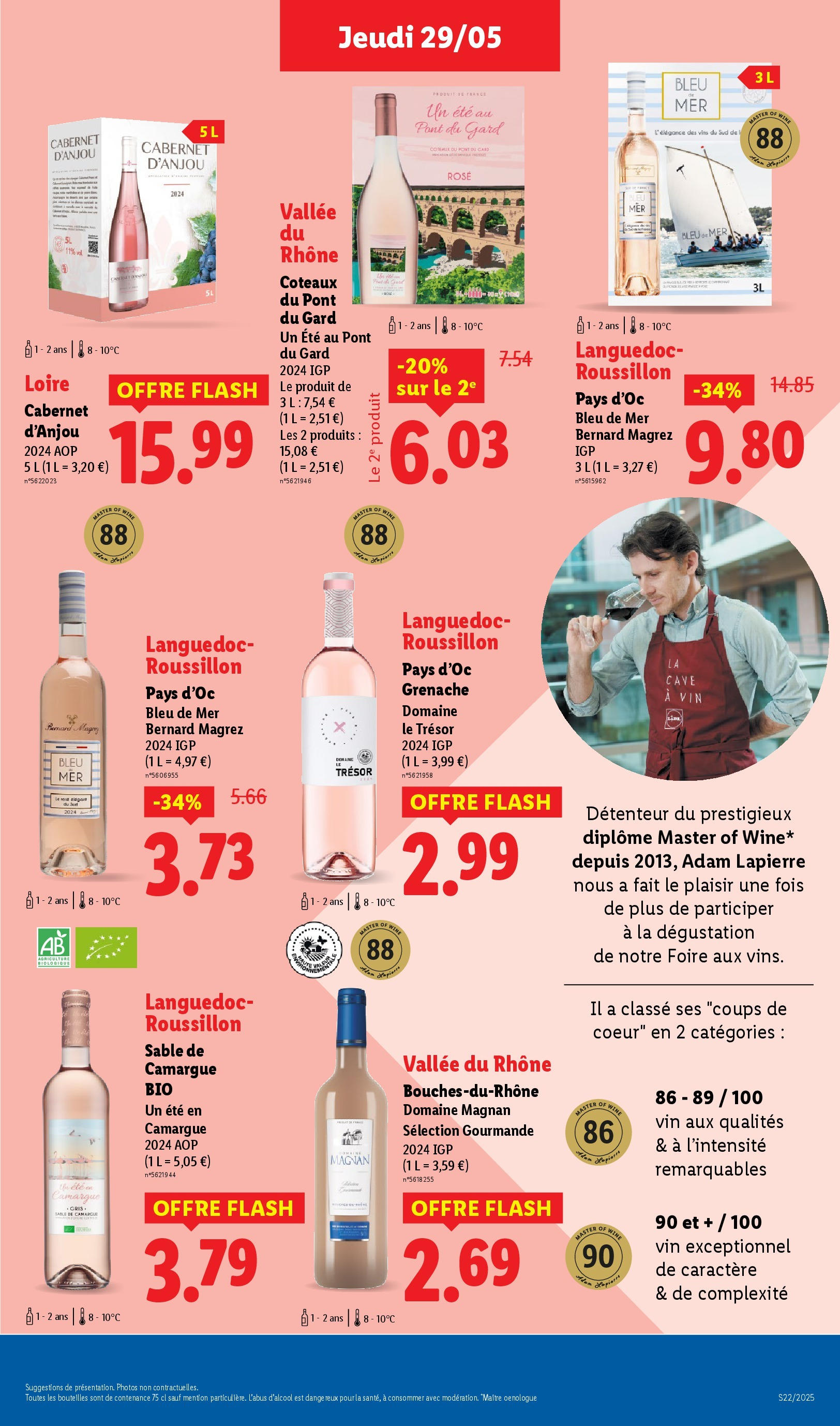 Catalogue LIDL du 28/05/2025 | Promo prospectus en ligne | Page: 23 | Produits: Vin Catalogue LIDL du 28/05/2025 | Promo prospectus en ligne | Page: 23 | Produits: Vin