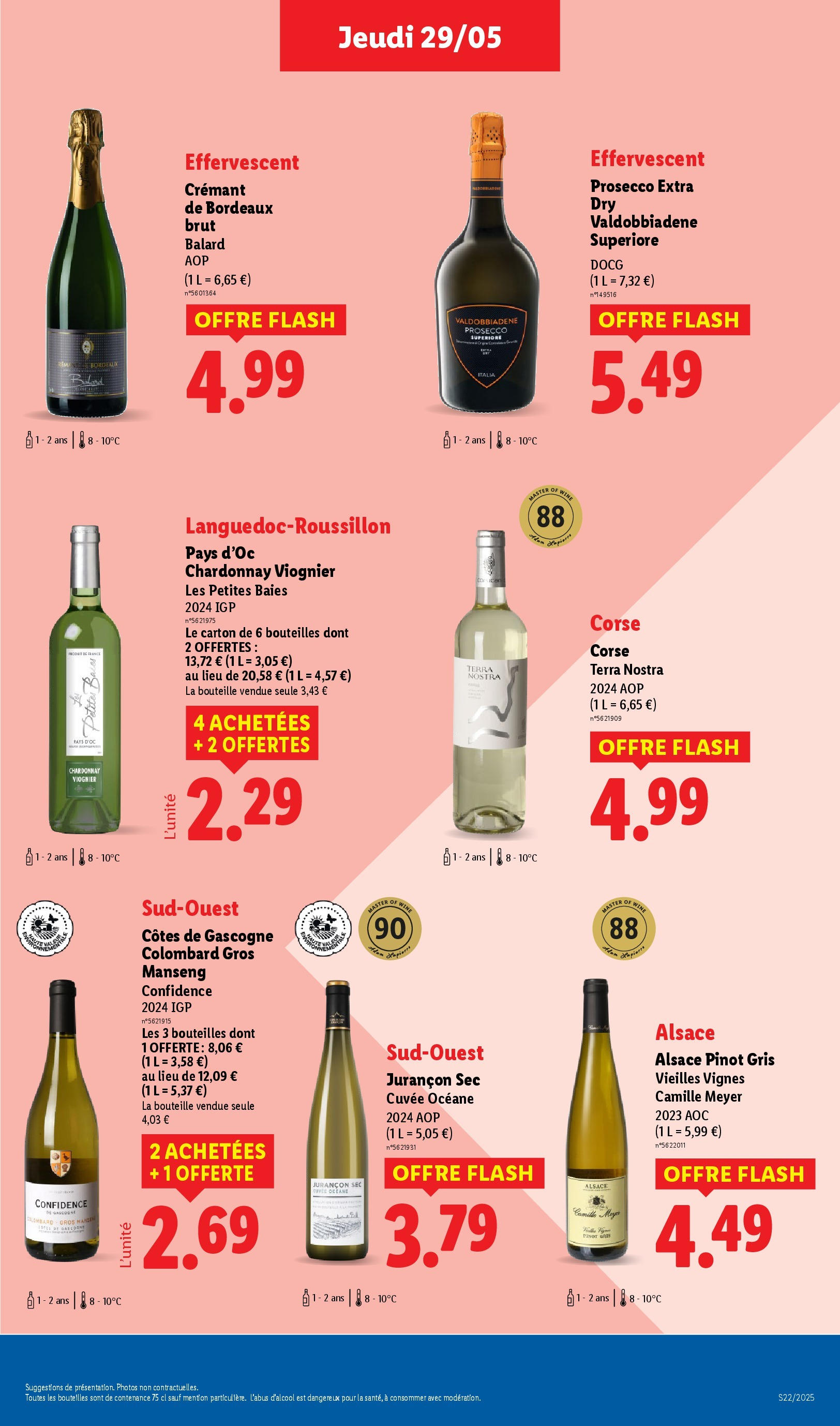 Catalogue LIDL du 28/05/2025 | Promo prospectus en ligne | Page: 25 | Produits: Crémant, Prosecco Catalogue LIDL du 28/05/2025 | Promo prospectus en ligne | Page: 25 | Produits: Crémant, Prosecco