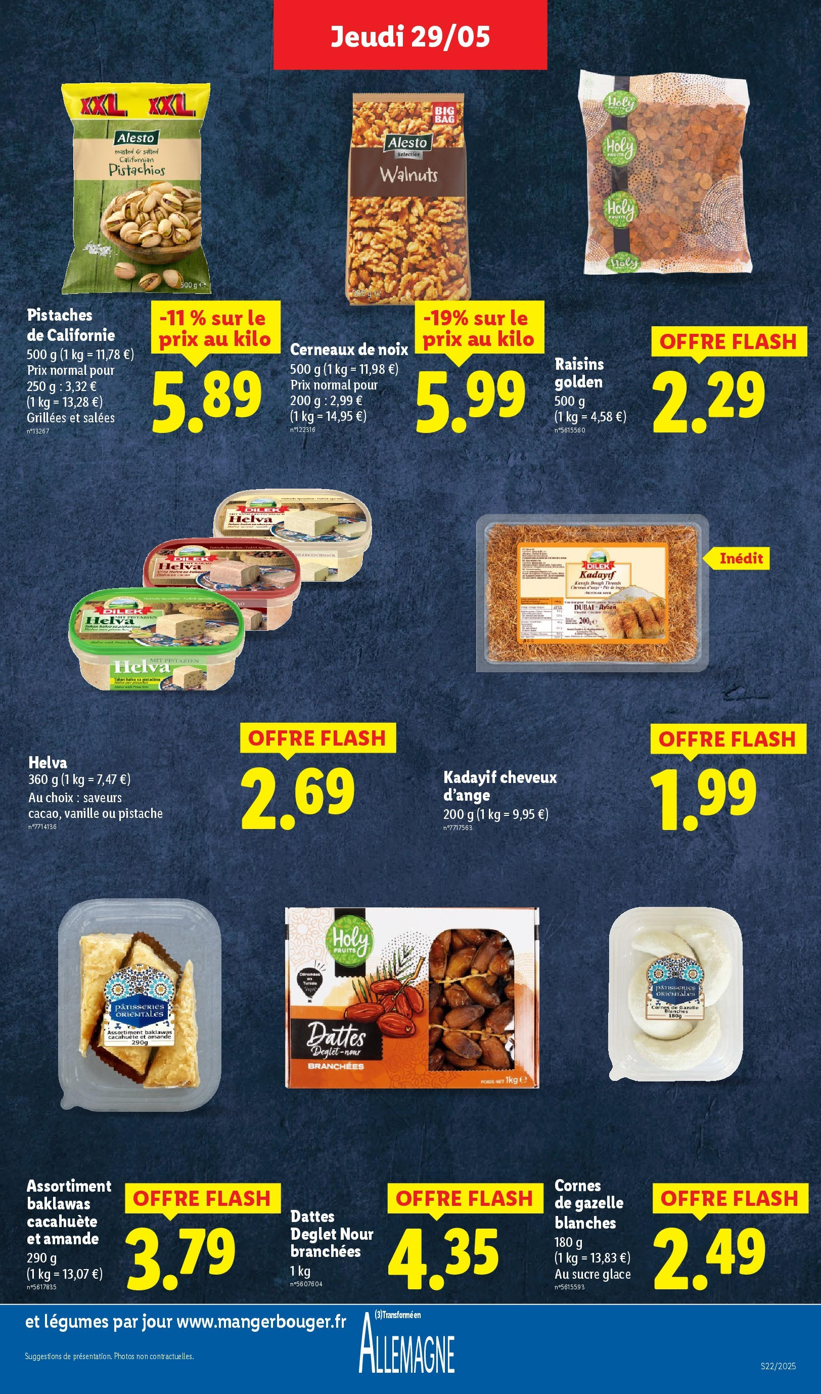 Catalogue LIDL du 28/05/2025 | Promo prospectus en ligne | Page: 31 | Produits: Dattes, Sucre, Poids, Sucre glace Catalogue LIDL du 28/05/2025 | Promo prospectus en ligne | Page: 31 | Produits: Dattes, Sucre, Poids, Sucre glace