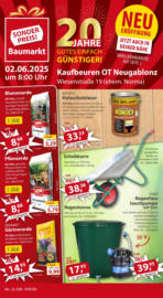 Sonderpreis Baumarkt: Neueröffnung Kaufbeuren