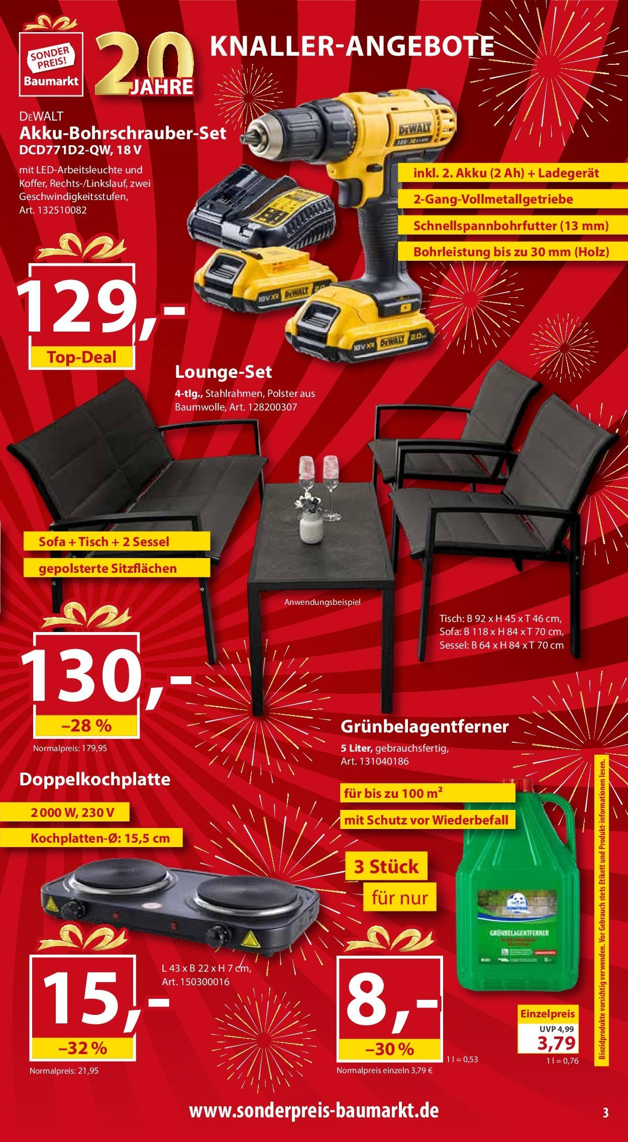 Sonderpreis Baumarkt - Sonderpreis Baumarkt: Neueröffnung Kaufbeuren (ab 29.05.2025) zum Blättern | Seite: 3 | Produkte: Sofa, Sessel, Tisch, Ladegerät