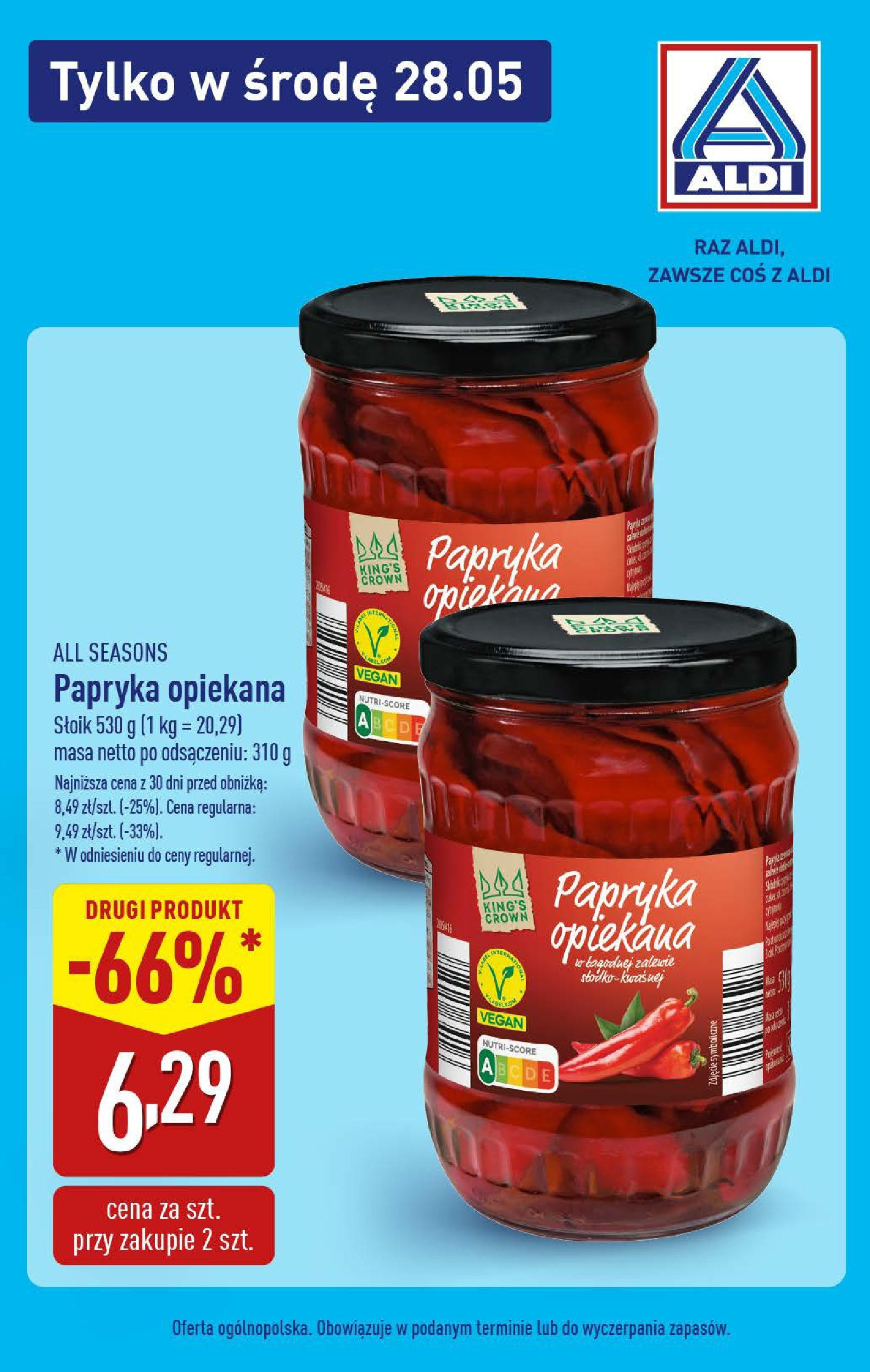 Aldi Gazetka - Tylko w środę od 28.05.2025 - Ulotka PDF, promocje | Strona: 2