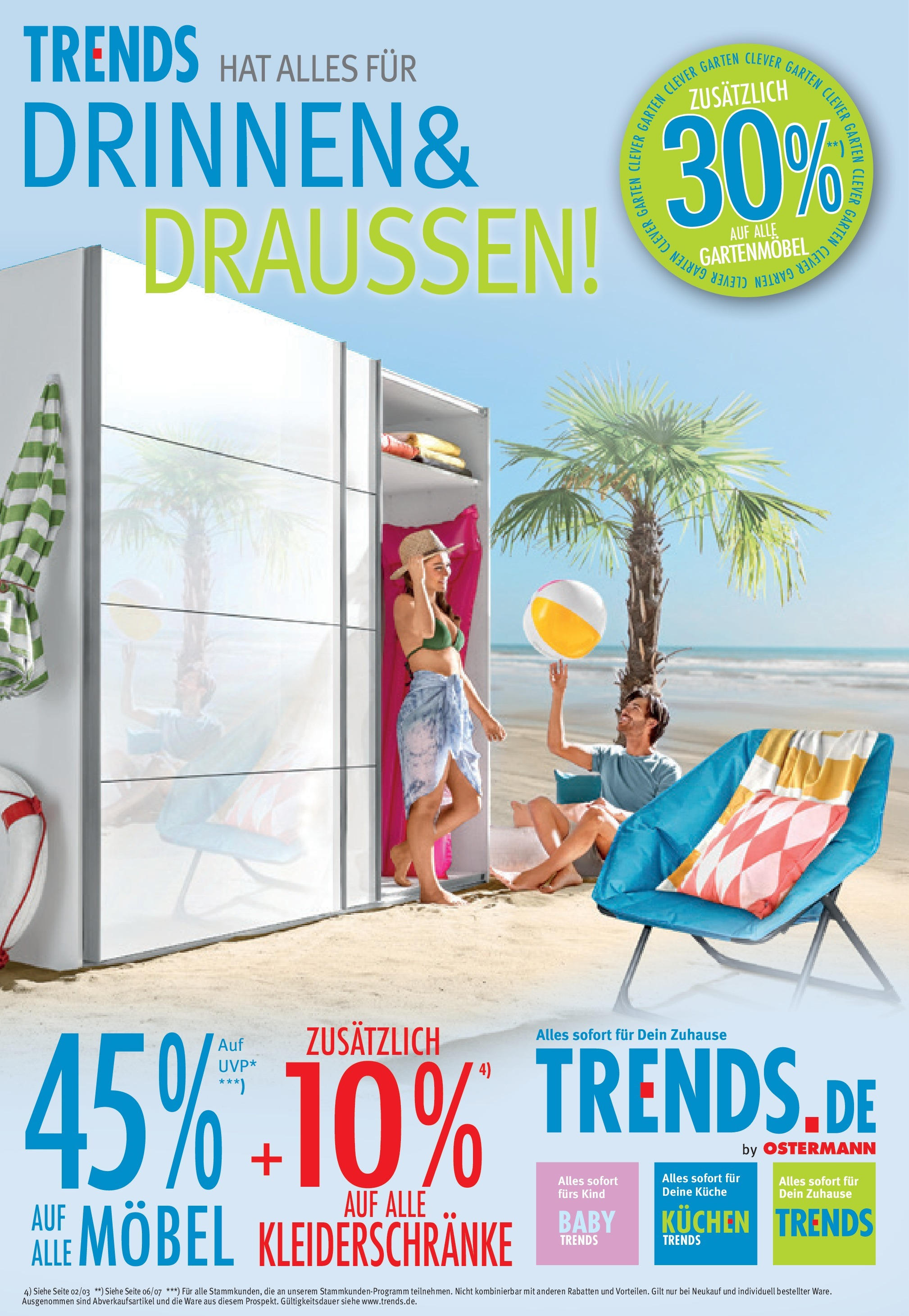 Trends Ostermann Trends: Neue Möbel wirken Wunder. (vom 14.06.2025 - 27.06.2025) Vorschau von dem Prospekt des Geschäftes Trends, gültig ab dem 14.06.2025
