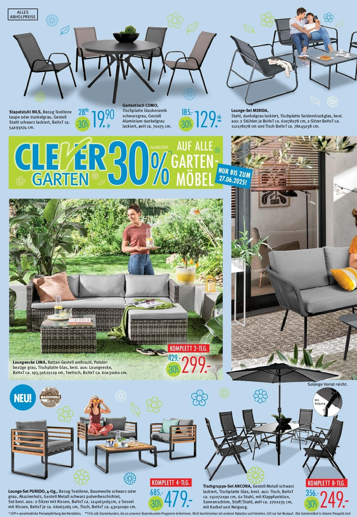 Trends - Ostermann Trends: Neue Möbel wirken Wunder. (ab 14.06.2025) zum Blättern | Seite: 6 | Produkte: Sessel, Tisch, Gartenmöbel