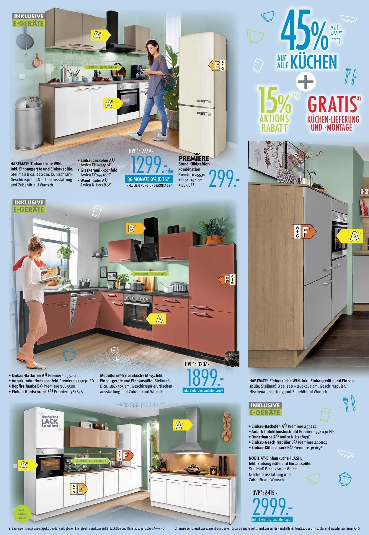 Trends - Ostermann Trends: Neue Möbel wirken Wunder. (ab 14.06.2025) zum Blättern | Seite: 10 | Produkte: Geschirrspüler, Backofen, Kuchen