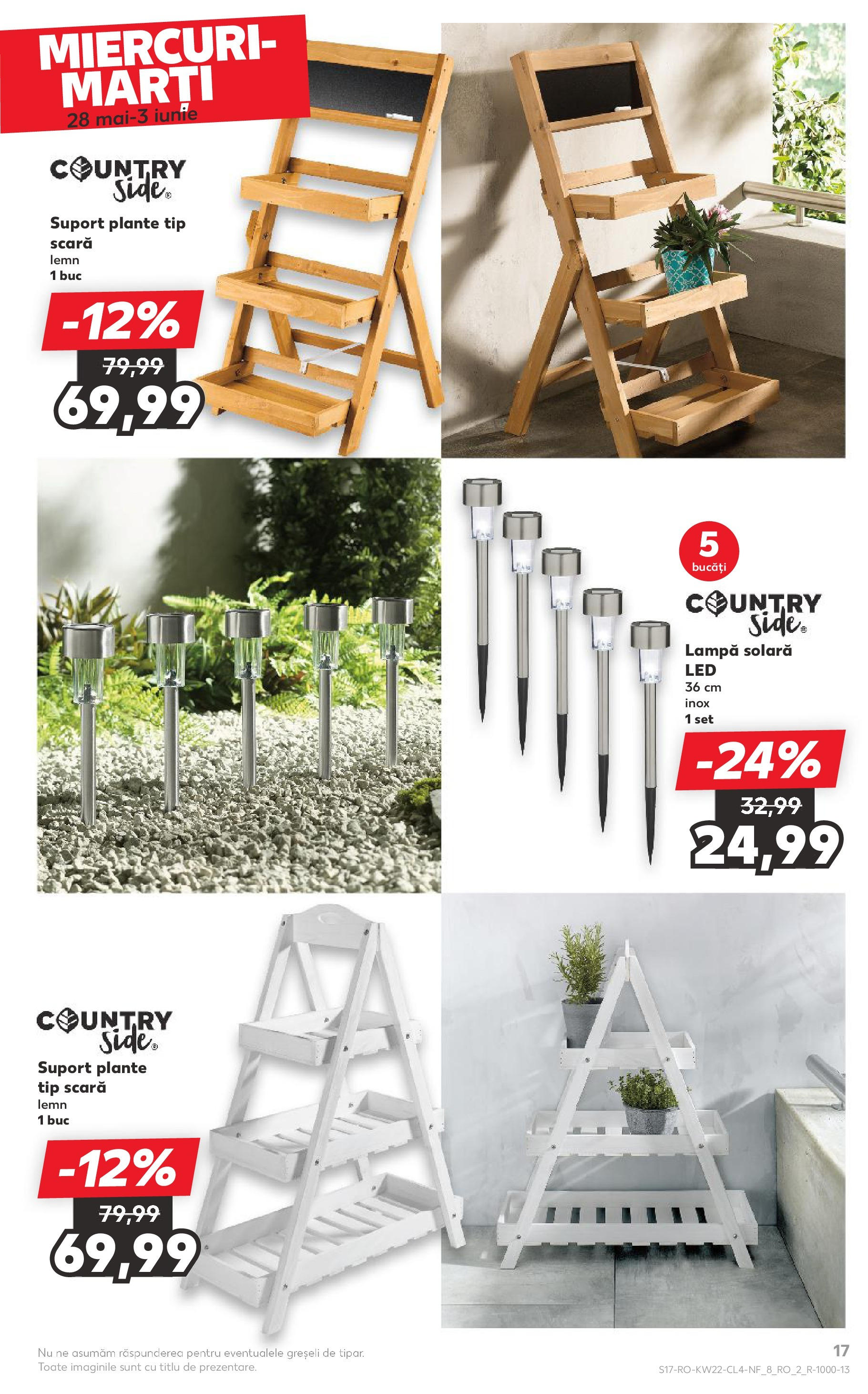 Catalog Kaufland - Iaşi Nonfood 28.05.2025 - Revista si Oferta | Pagină: 17 | Produse: Scară, Lampă