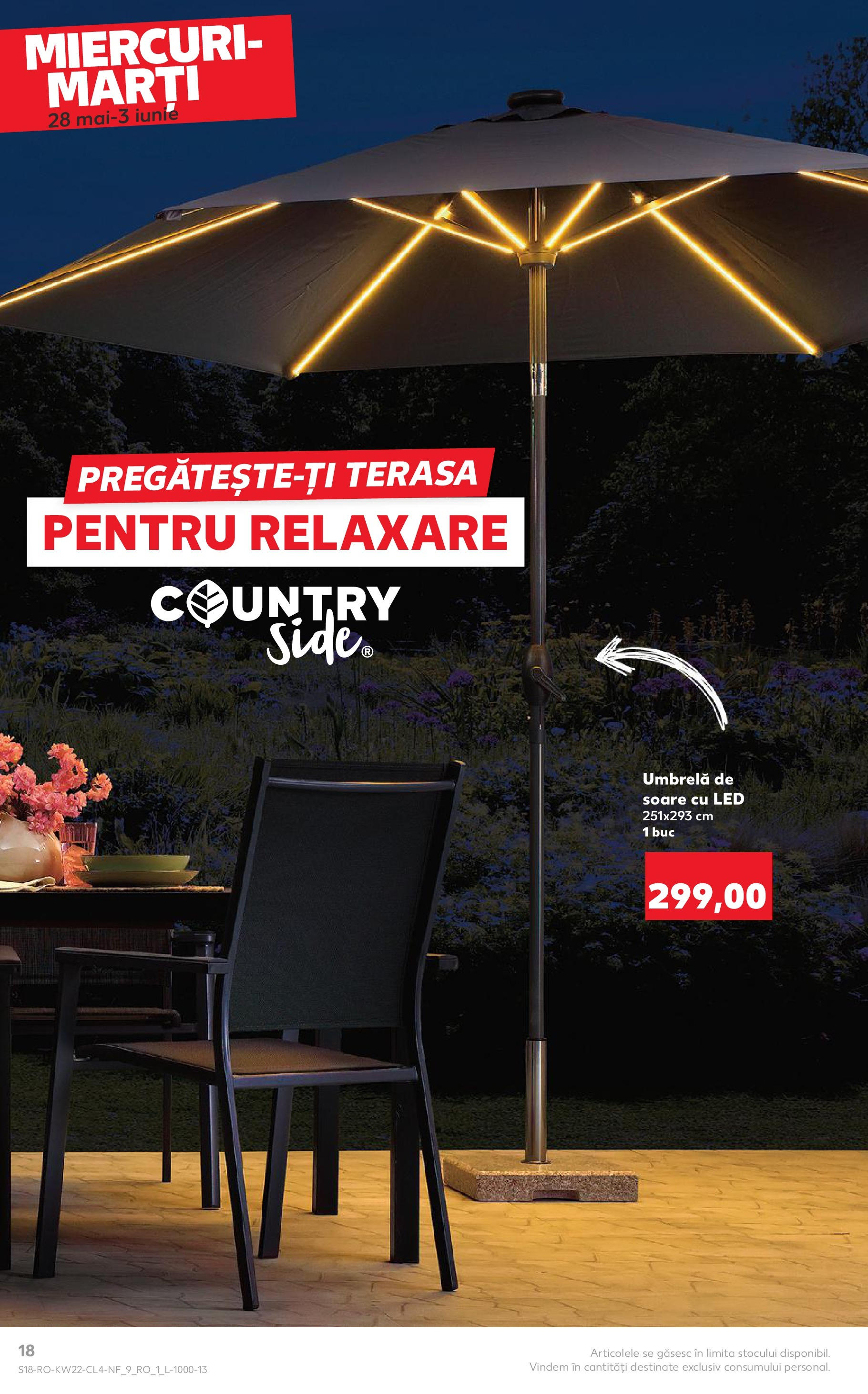 Catalog Kaufland - Iaşi Nonfood 28.05.2025 - Revista si Oferta | Pagină: 18 | Produse: Umbrelă, Babak