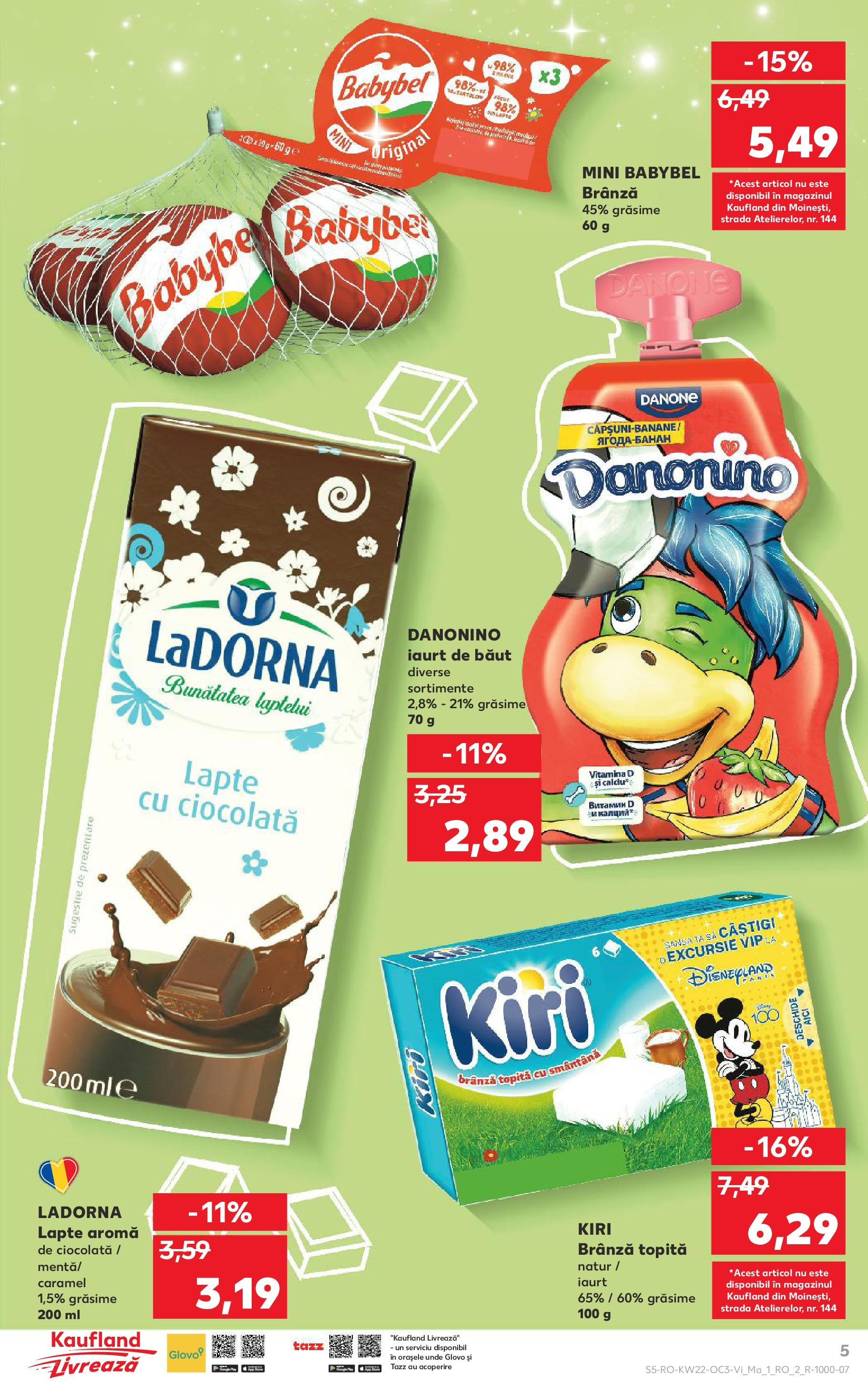Catalog Kaufland - Baia Mare 30.05.2025 - Revista si Oferta | Pagină: 5 | Produse: Lapte, Brânză, Iaurt, Smântână