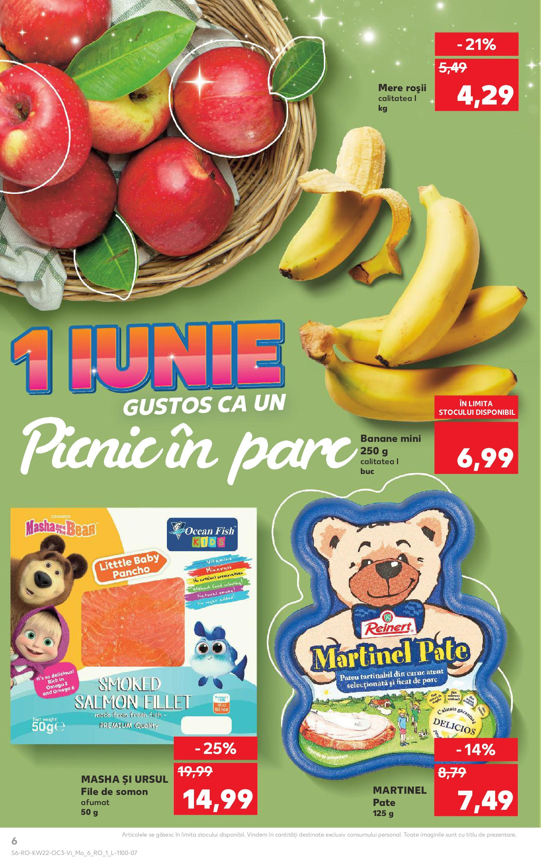 Catalog Kaufland - Baia Mare 30.05.2025 - Revista si Oferta | Pagină: 6 | Produse: Pate, Chaussures de ski, Roșii, Banane