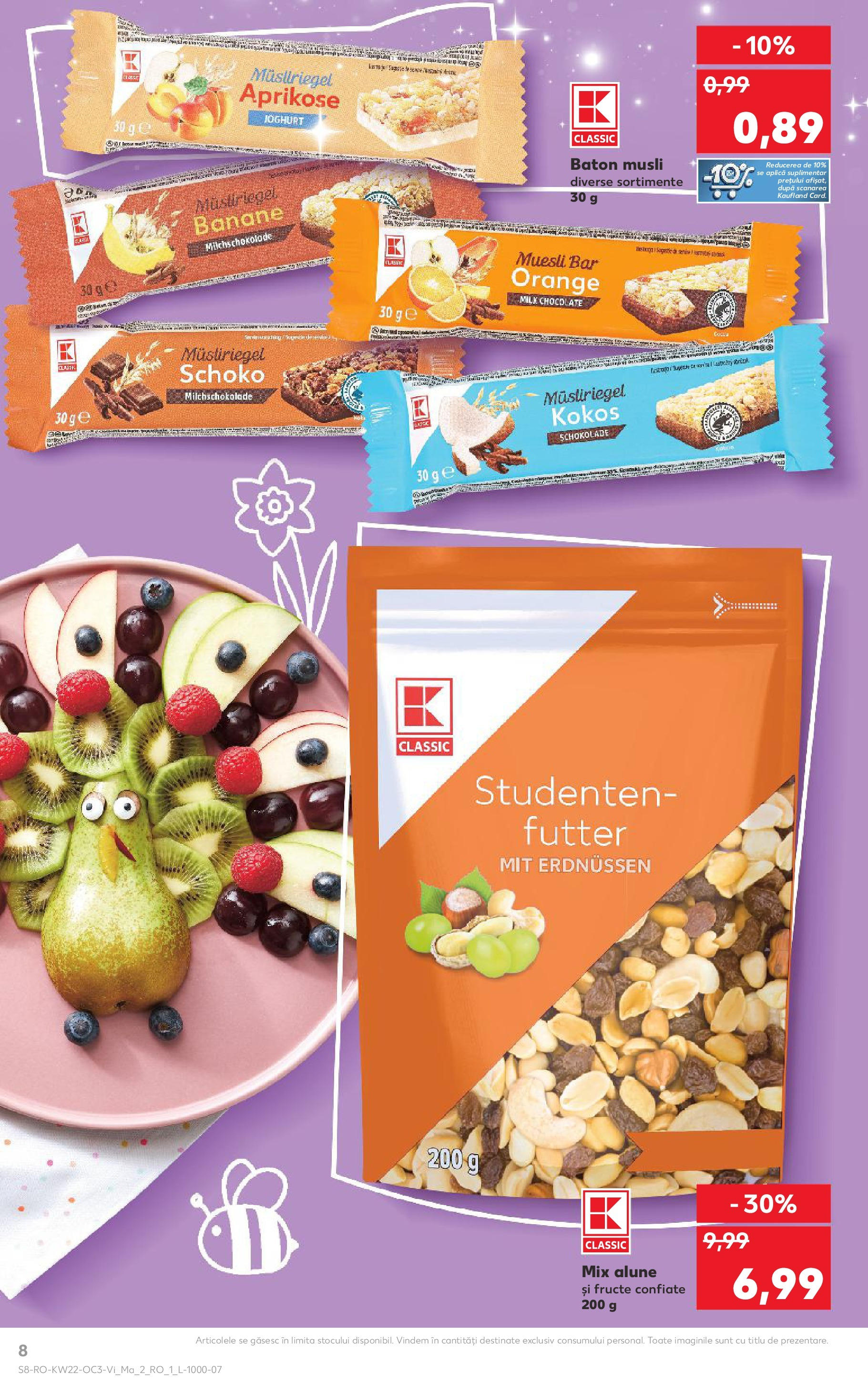 Catalog Kaufland - Baia Mare 30.05.2025 - Revista si Oferta | Pagină: 8 | Produse: Alune, Banane, Fructe