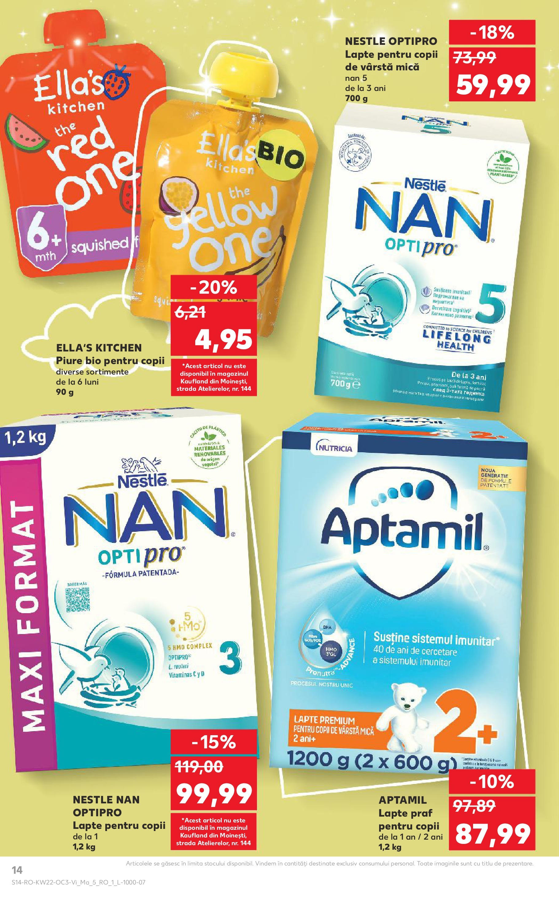 Catalog Kaufland - Baia Mare 30.05.2025 - Revista si Oferta | Pagină: 14 | Produse: Şerit ödül, Lapte praf, Lapte