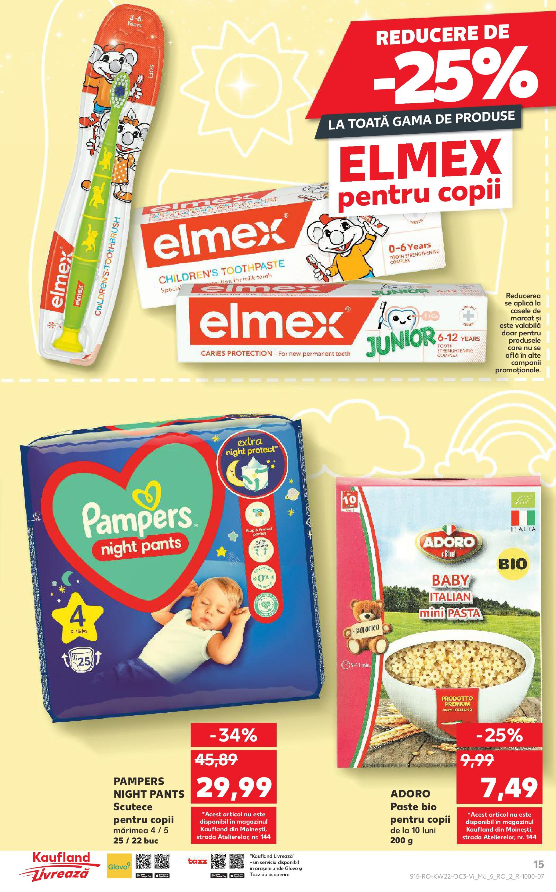 Catalog Kaufland - Baia Mare 30.05.2025 - Revista si Oferta | Pagină: 15 | Produse: Şerit ödül, Paste, Scutece