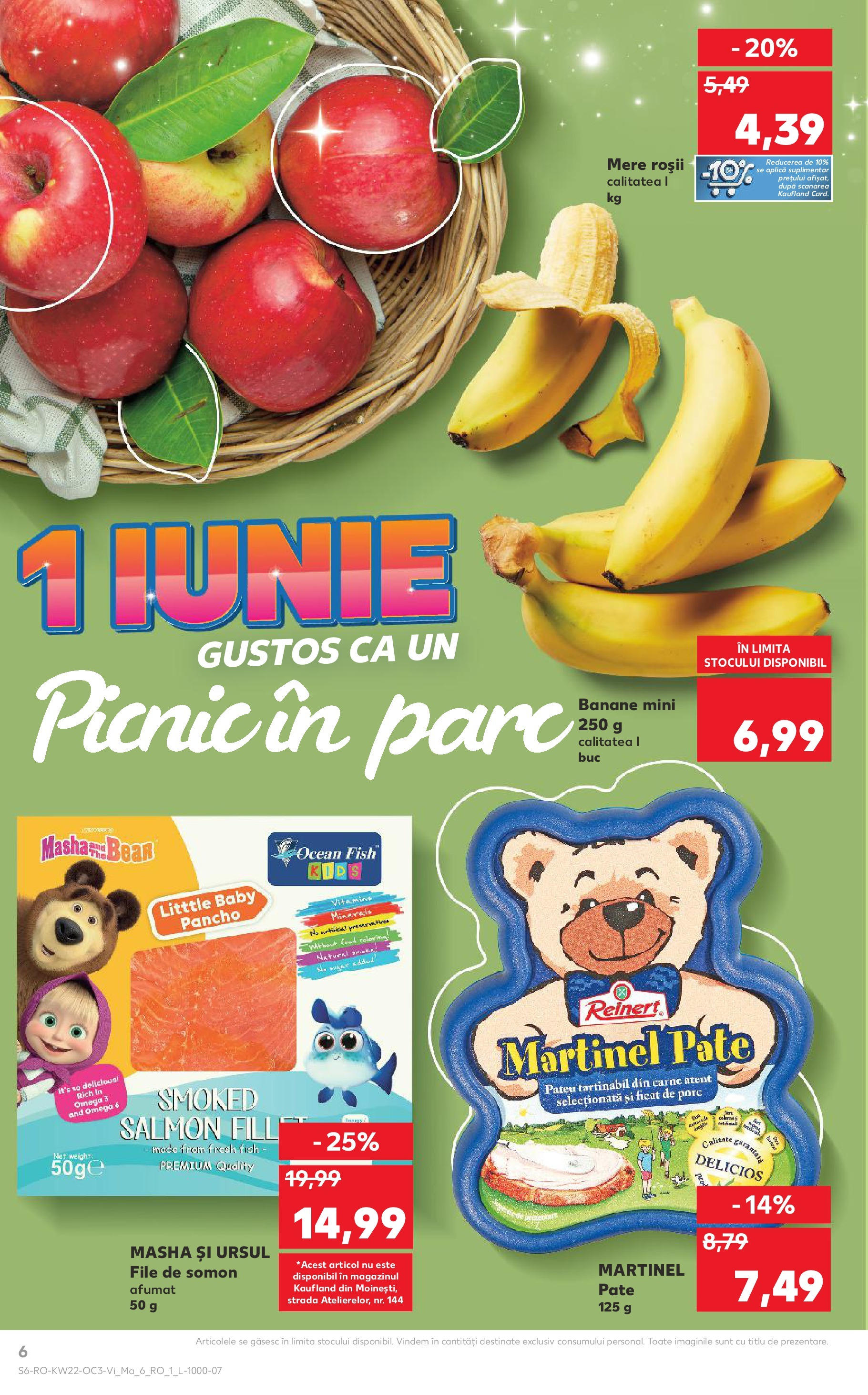 Catalog Kaufland - Satu Mare 30.05.2025 - Revista si Oferta | Pagină: 6 | Produse: Pate, Chaussures de ski, Mere, Banane